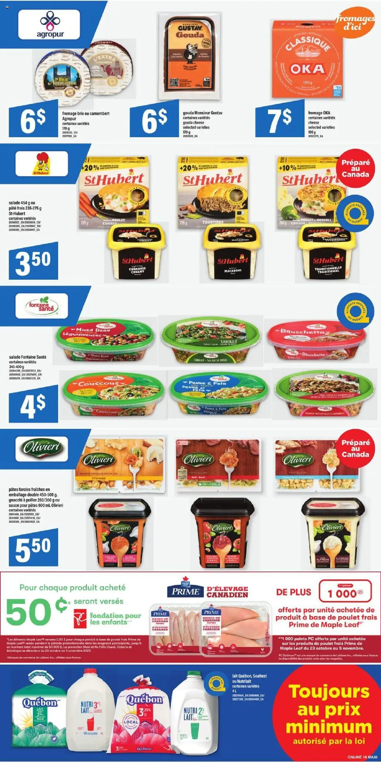 Maxi flyer valid from 23.10.2025 | Page: 15 | Products: PC, Milk, Cheese, Chicken