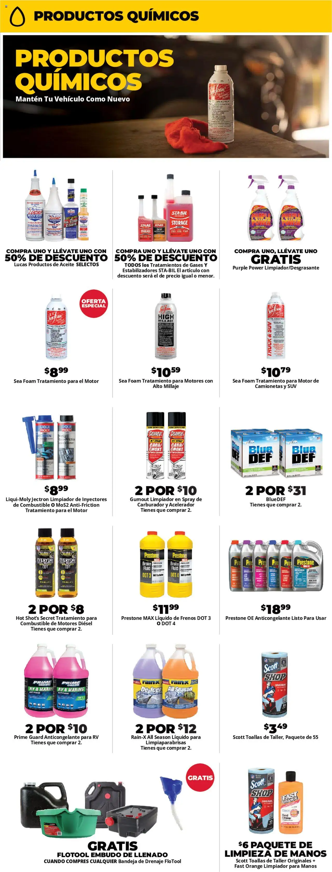 Advance Auto Parts Sales Ad - Spanish - valid from 25.09.2025 | Page: 3 | Products: Hat