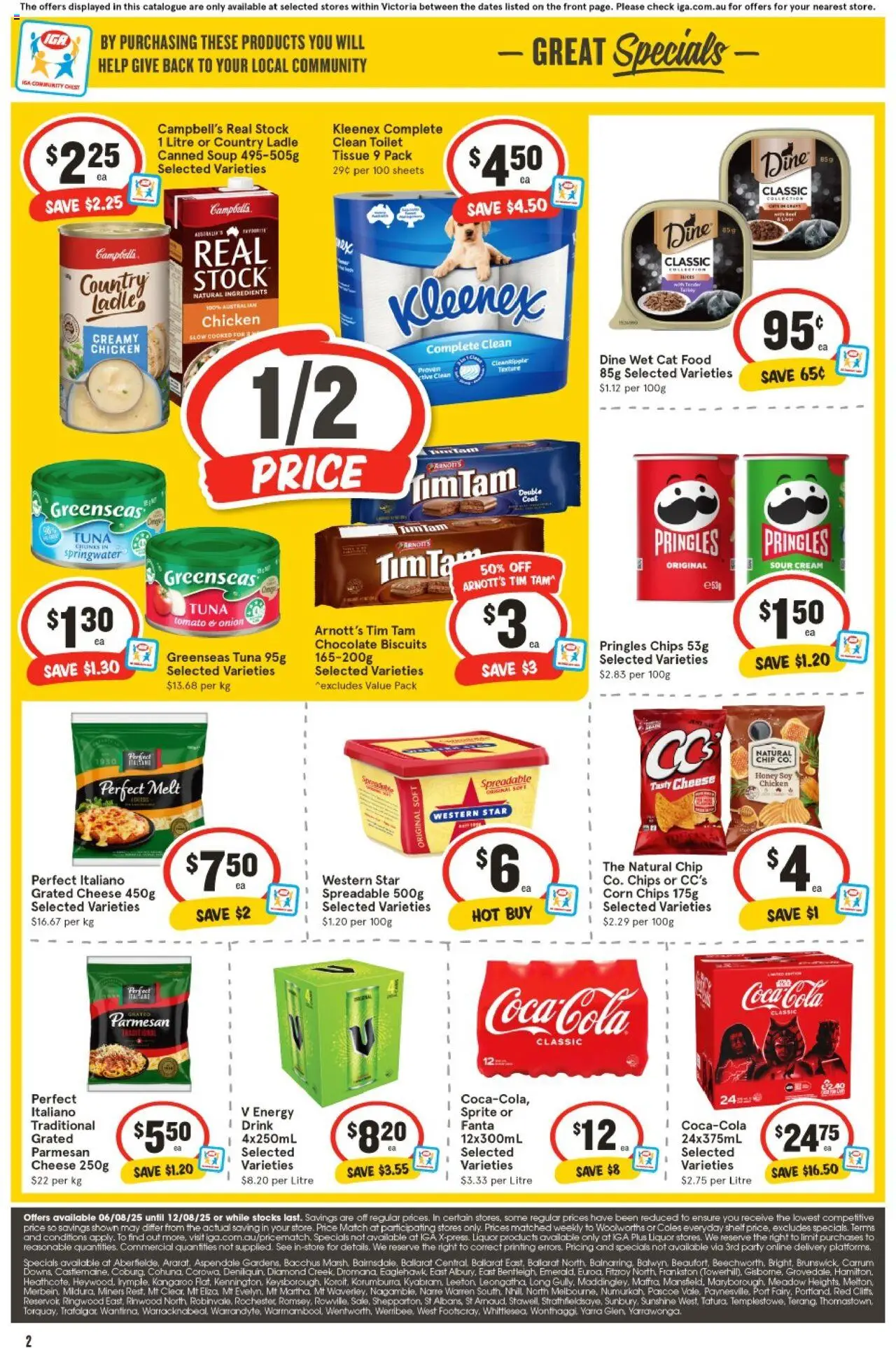 IGA catalogue - valid from 06.08.2025 | Page: 3 | Products: Toilet, Diamond, Honey, Soup
