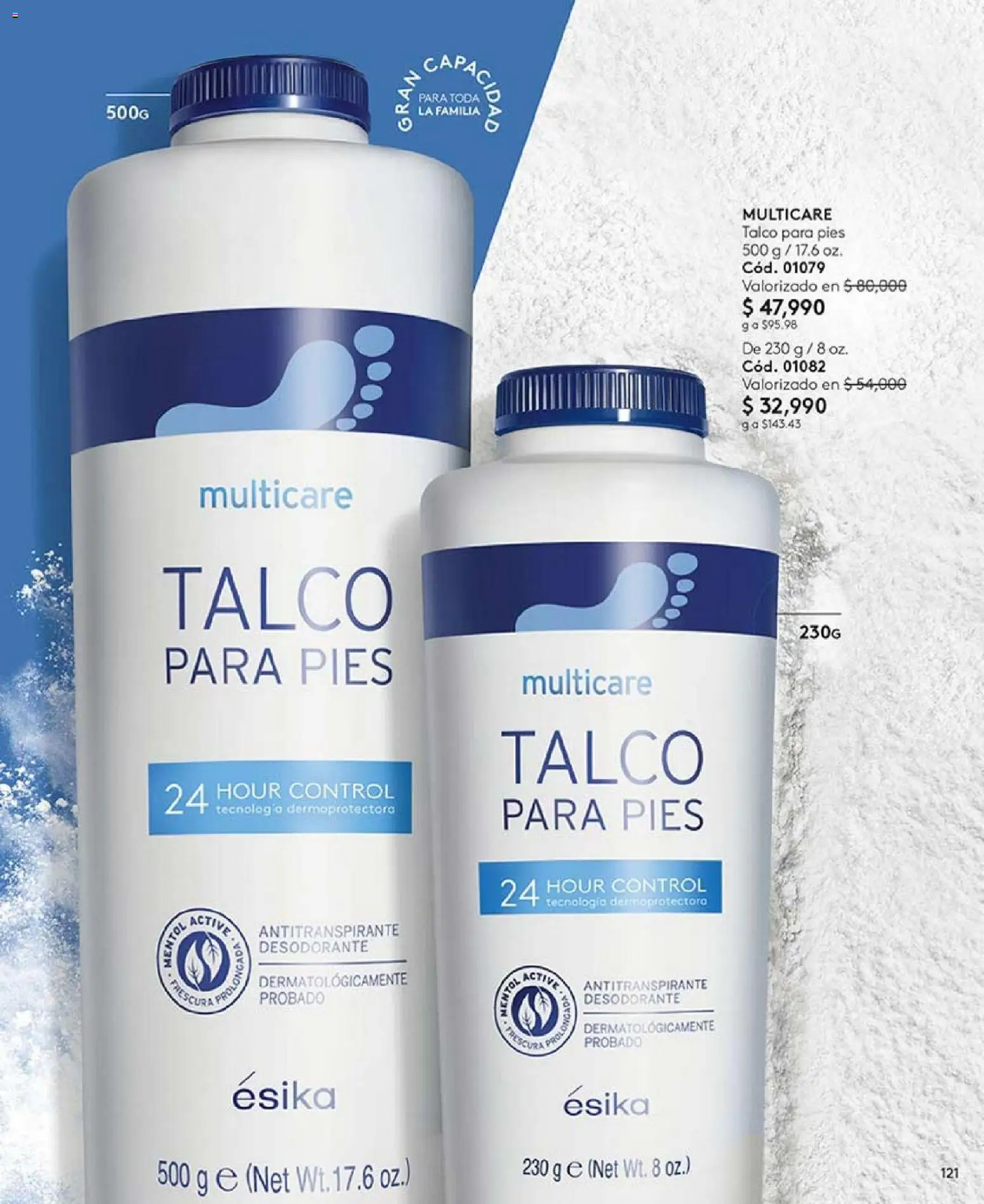 Ésika revista - valida desde el 20.02.2026 | Página: 121 | Productos: Desodorante, Antitranspirante