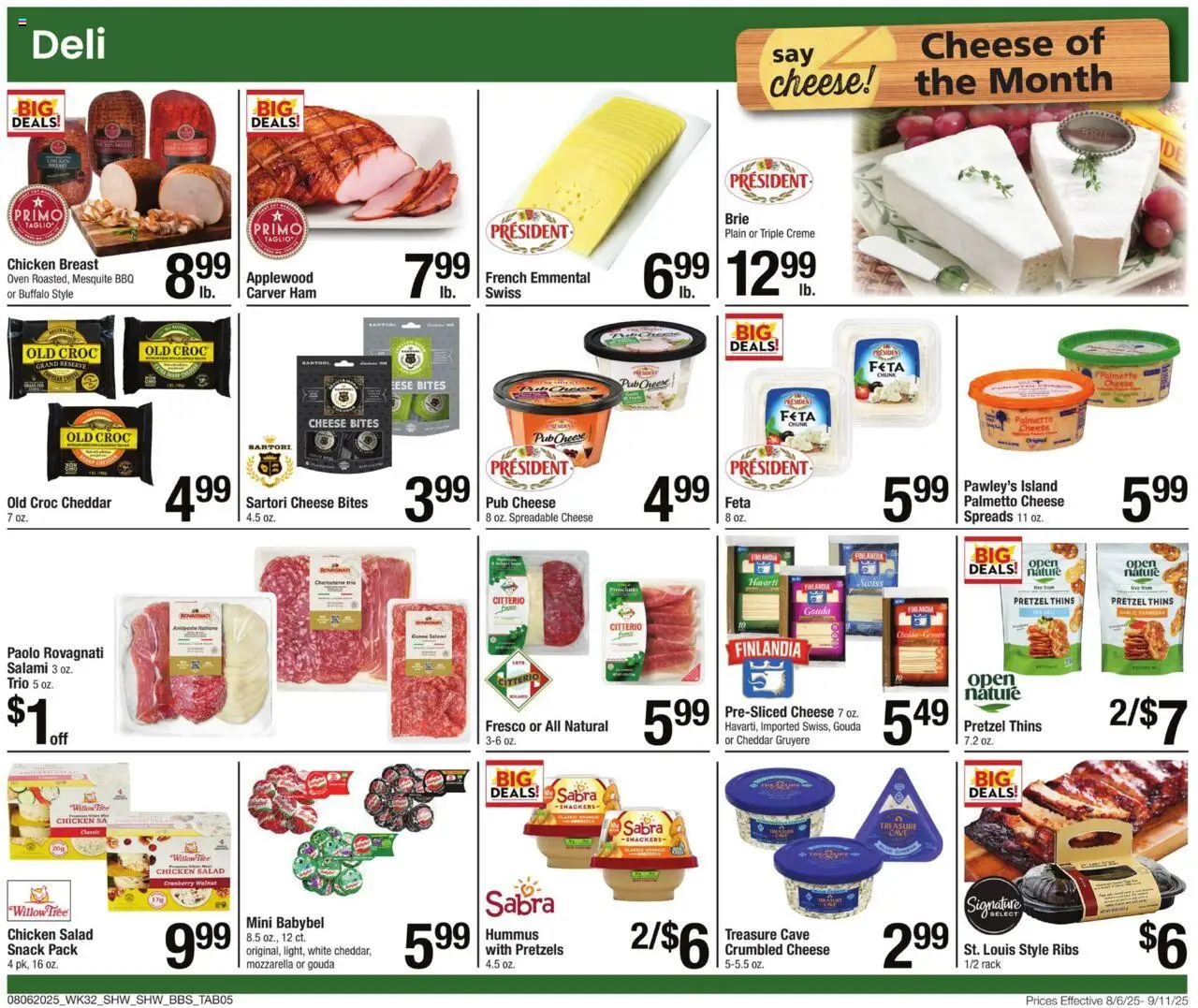 Shaw's Big Book of Savings - valid from 06.08.2025 | Page: 5 | Products: Cheese, Salami, Garlic, Oven