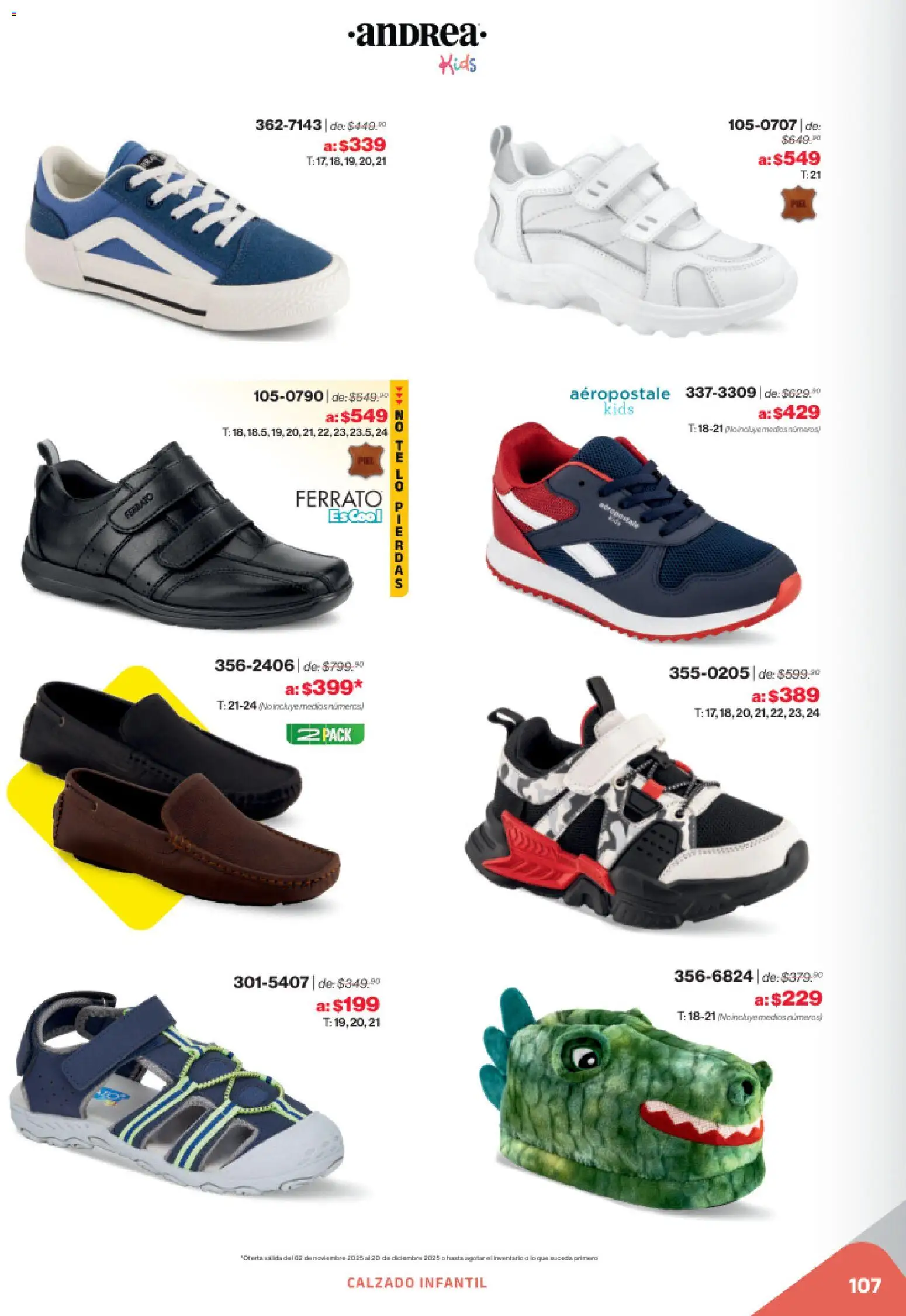 Nuevas ofertas de Andrea válidas en toda la República Mexicana desde el 02.11.2025. ¡Encuentra las mejores ofertas en Andrea catálogo Outlet! | Página: 107