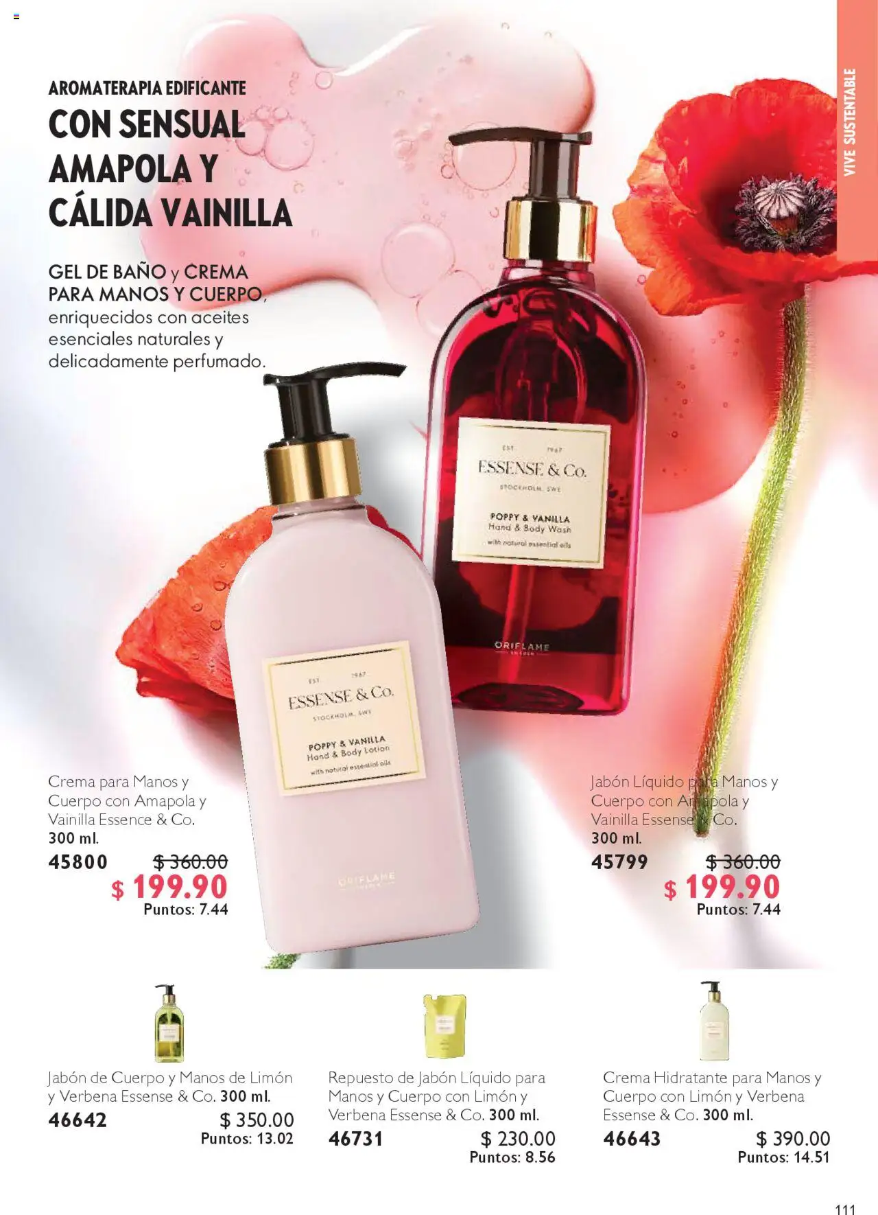 Nuevas ofertas de Oriflame válidas en toda la República Mexicana desde el 04.10.2025. ¡Encuentra las mejores ofertas en Oriflame - Campaña 14 2025! | Página: 111 | Productos: Jabón líquido, Limón, Body, Baño