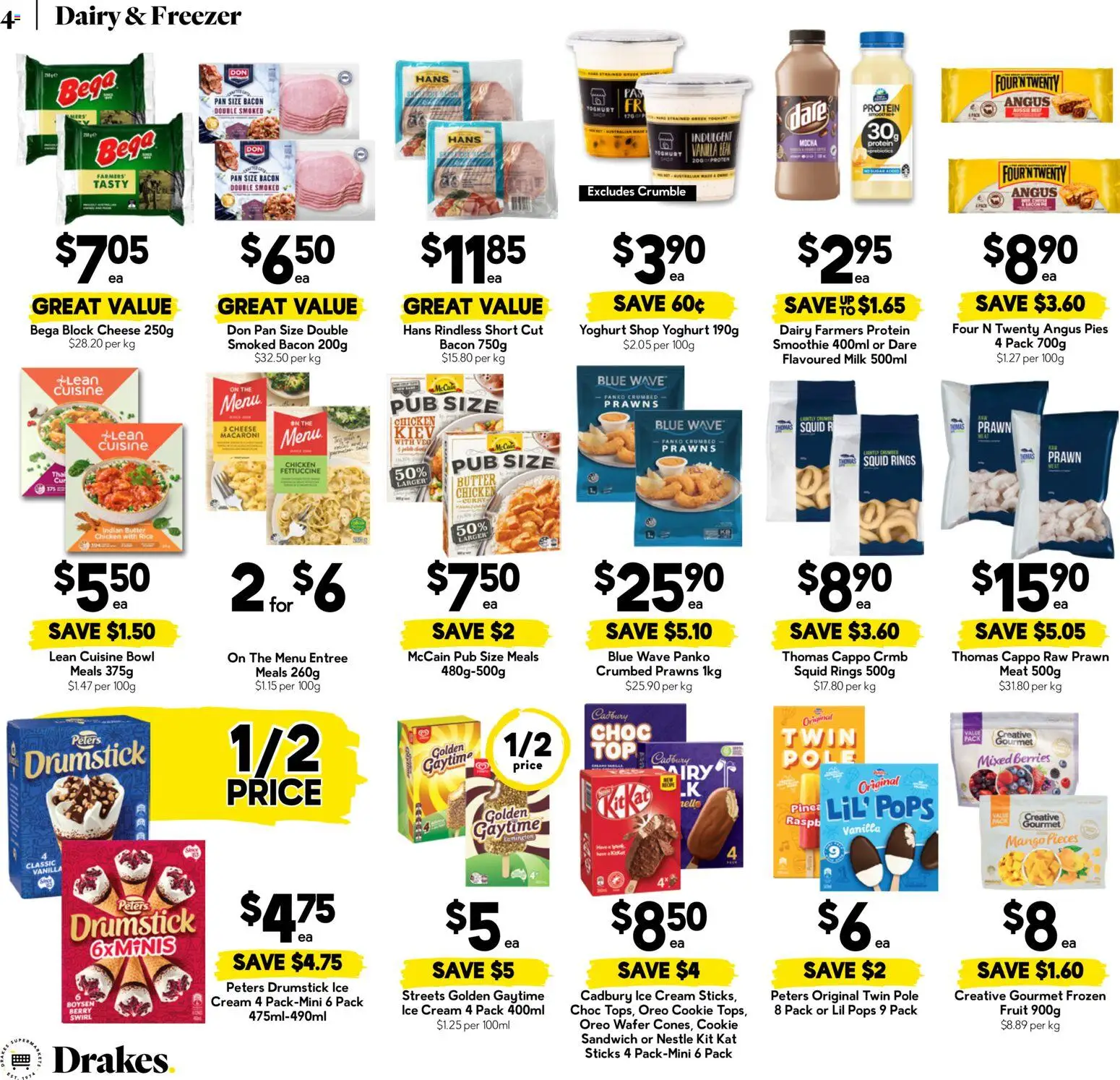 Drakes catalogue - valid from 31.12.2025 | Page: 4 | Products: Yoghurt, Chicken, Rice, Meat