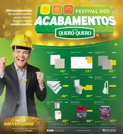 Lojas Quero-Quero - Folheto Festival de Acabamentos SC - Pré-Visualização do folheto da loja Lojas Quero-Quero, válido de 21.07.2025