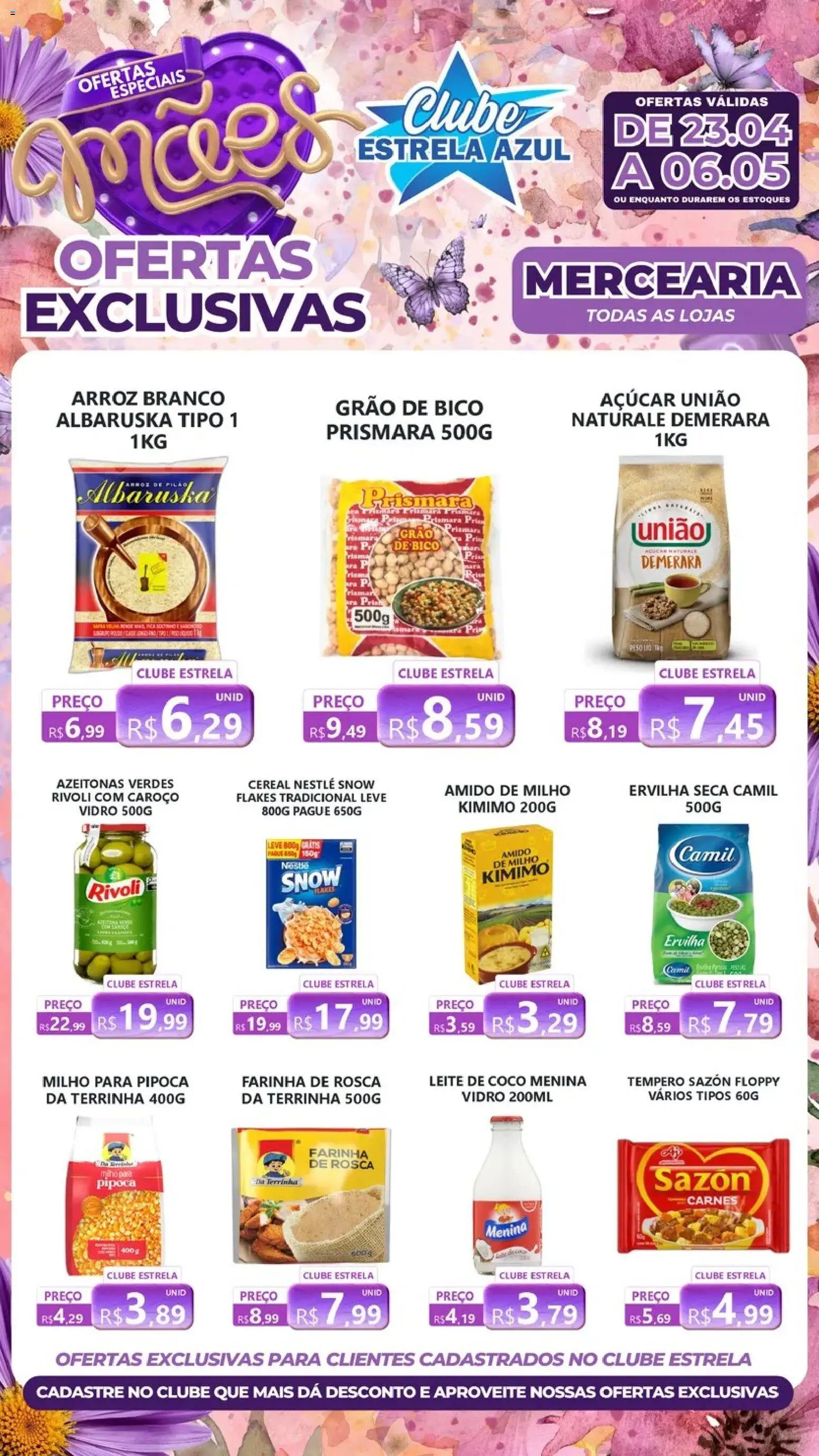 Estrela Azul Folheto - válido de 23.04.2026 | Página: 2 | Produtos: Coco, Ervilha, Açúcar, Leite de coco