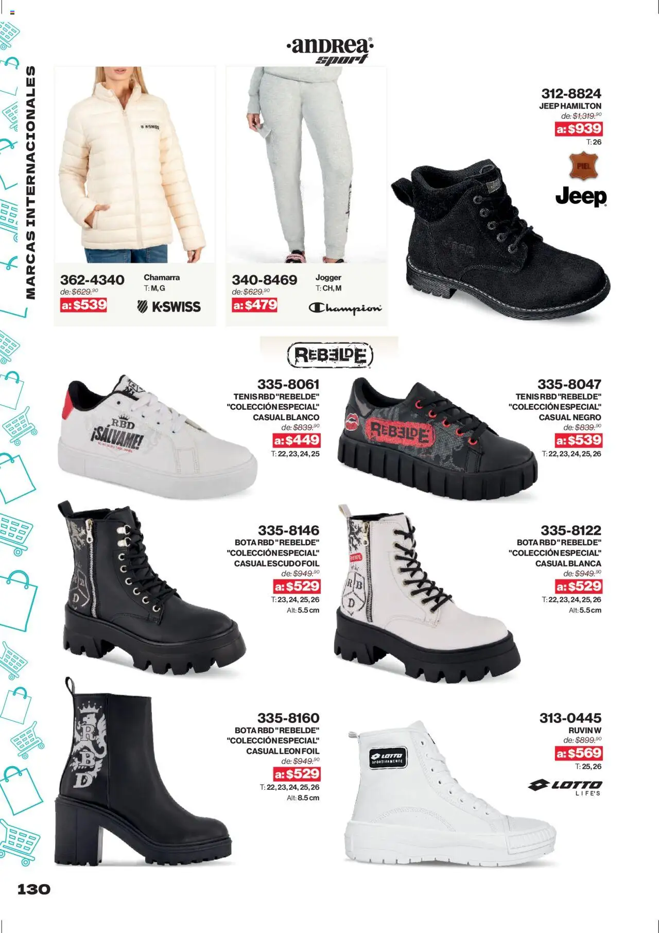 Nuevas ofertas de Andrea válidas en toda la República Mexicana desde el 10.08.2025. ¡Encuentra las mejores ofertas en Andrea - Catálogo Outlet! | Página: 130 | Productos: Chamarra