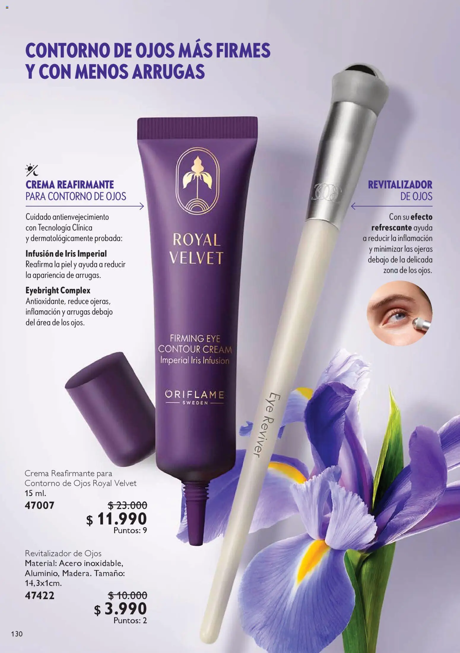 Oriflame catálogo │ válido desde el 06.12.2025 | Página: 130 | Productos: Contorno, Crema, Contorno de ojos
