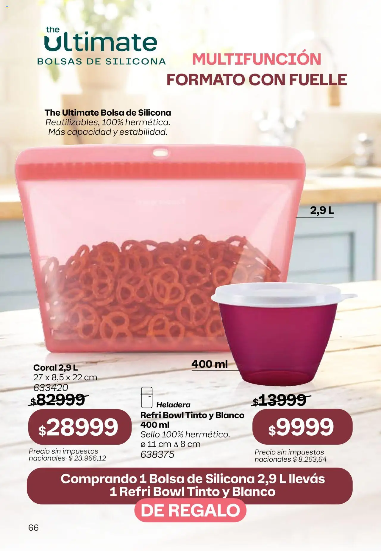 Tupperware Folleto │ válido desde el 08.09.2025 | Página: 67 | Productos: Bolsa, Bowl, Heladera