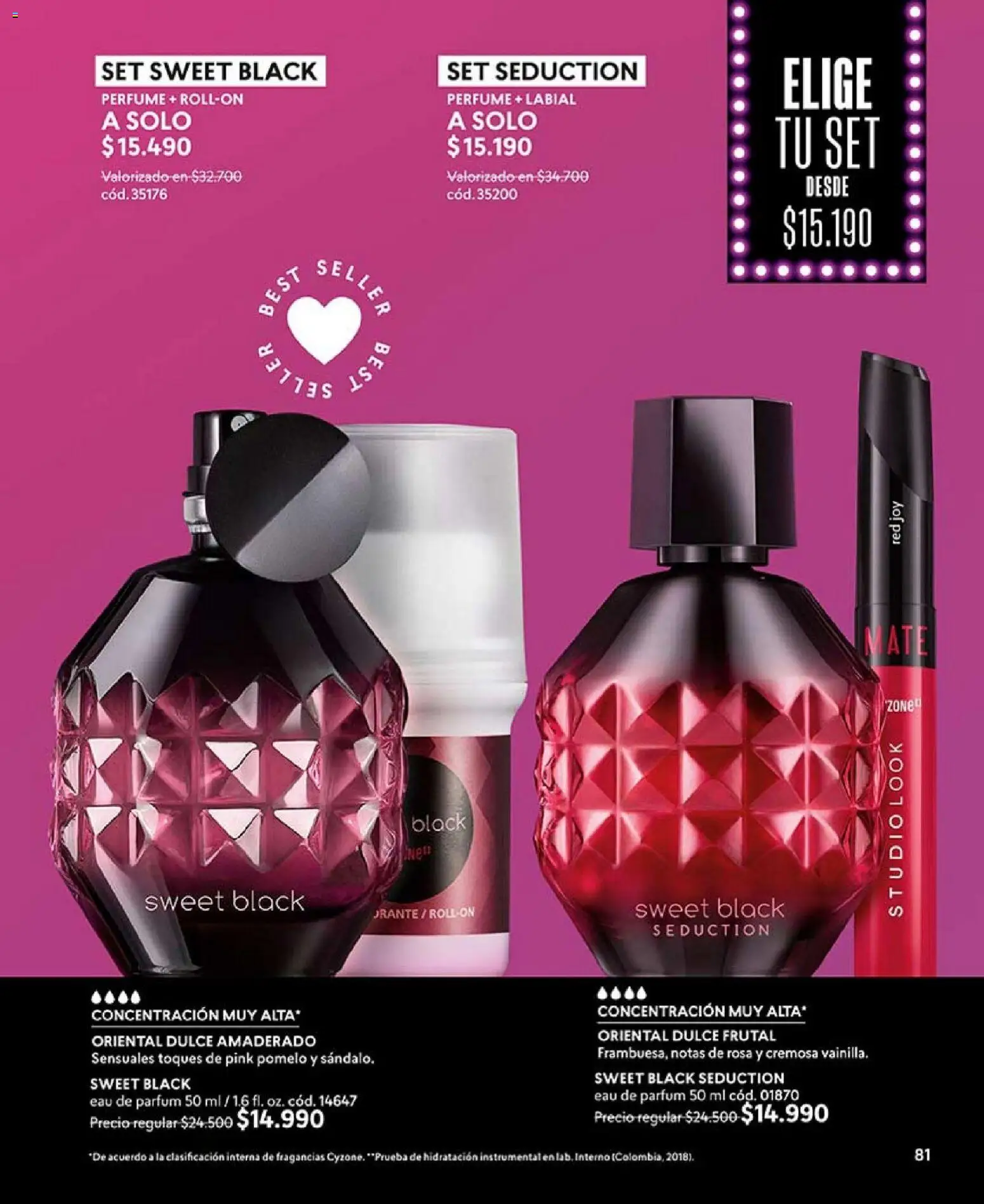 Catálogo CyZone Campaña 2 │ válido desde el 16.01.2026 | Página: 81 | Productos: Perfume, Labial