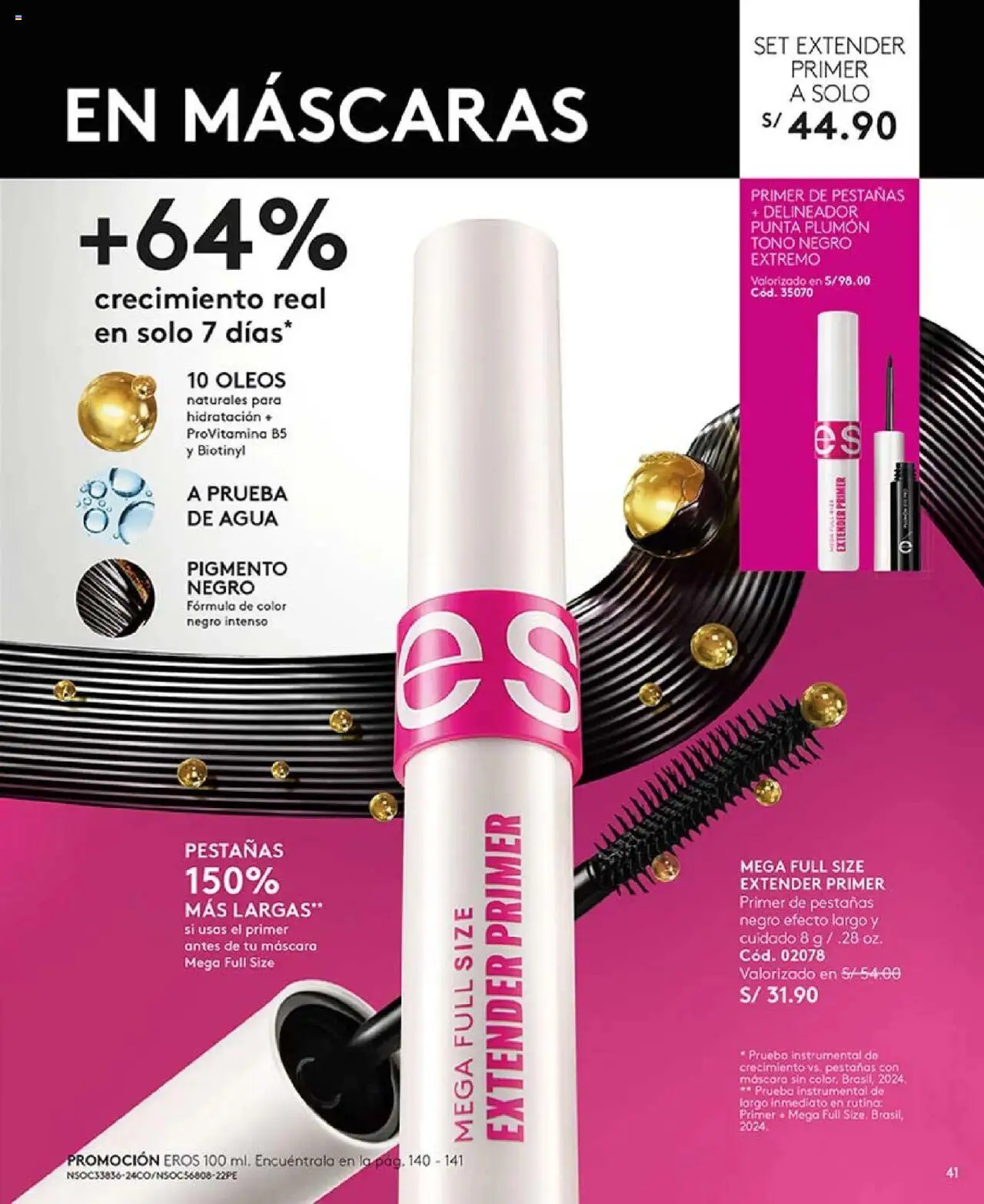 Catálogo Ésika válido desde 23.06.2025 | Página: 41 | Productos: Máscara, Delineador