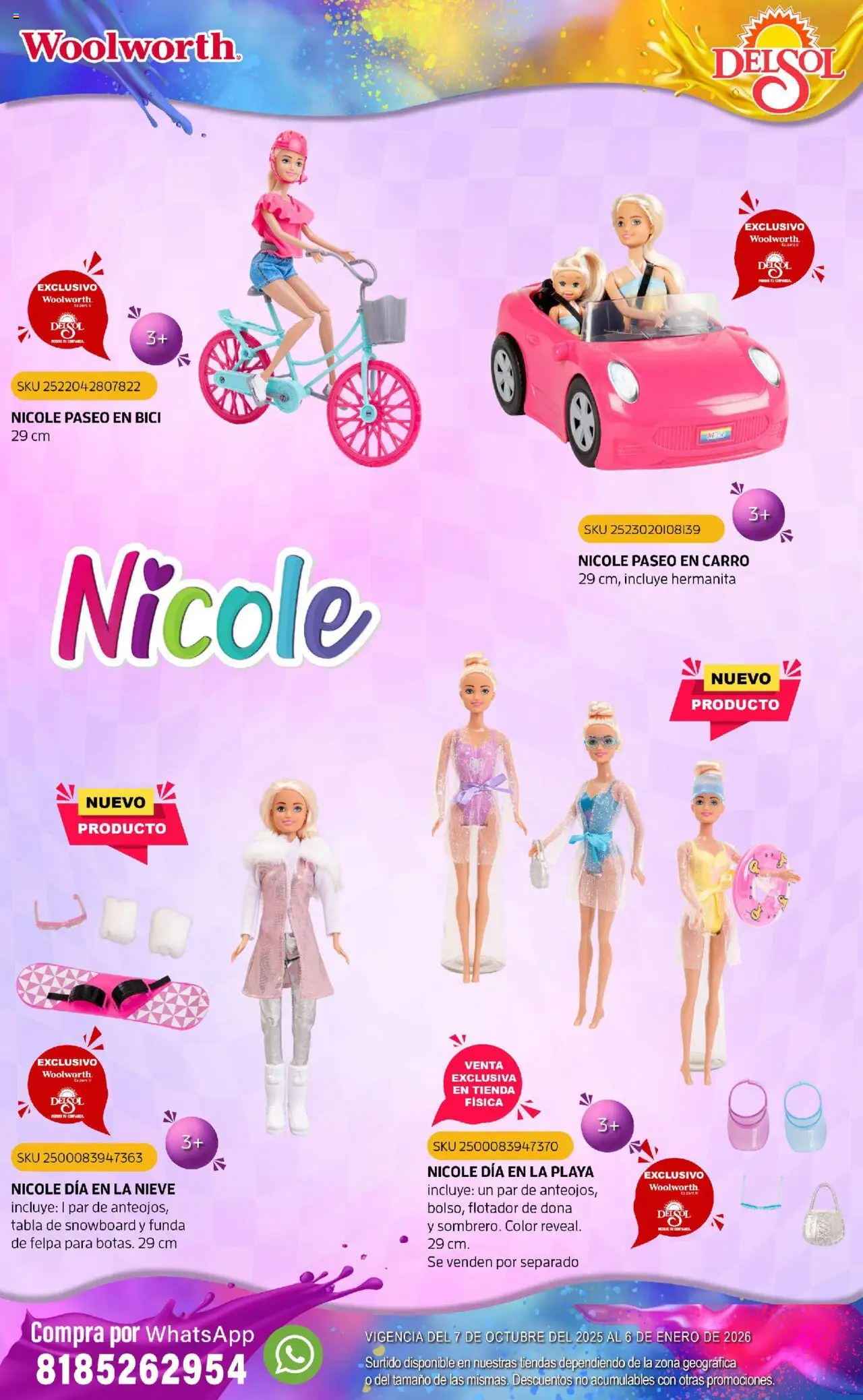 Nuevas ofertas de Del Sol y Woolworth válidas en toda la República Mexicana desde el 07.10.2025. ¡Encuentra las mejores ofertas en Del Sol y Woolworth - Catálogo Castillo Del Juguete! | Página: 46 | Productos: Funda