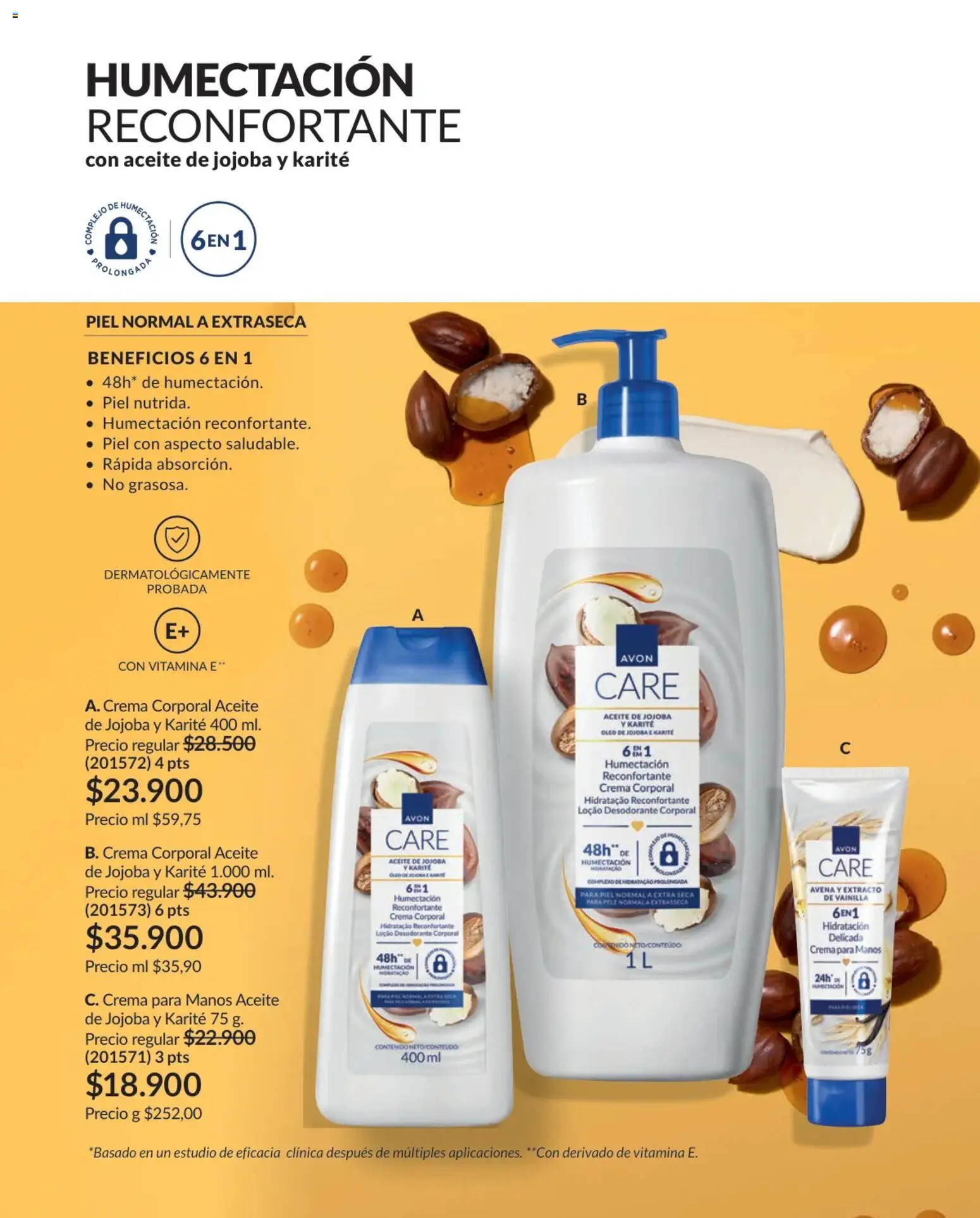 Avon revista - valida desde el 01.02.2026 | Página: 131 | Productos: Crema, Avena, Desodorante, Aceite