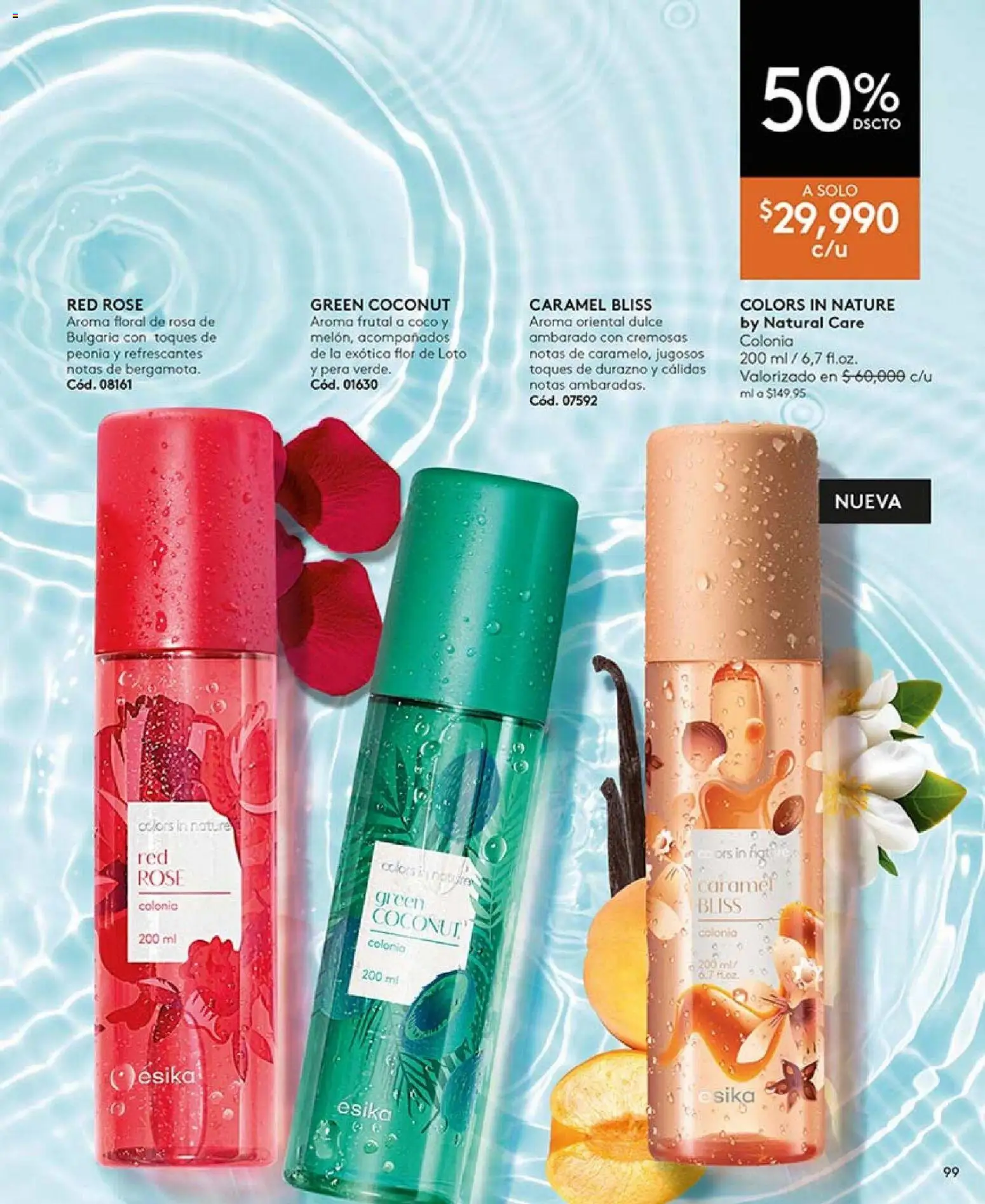 Ésika revista - valida desde el 01.02.2026 | Página: 99 | Productos: Coco, Durazno, Pera