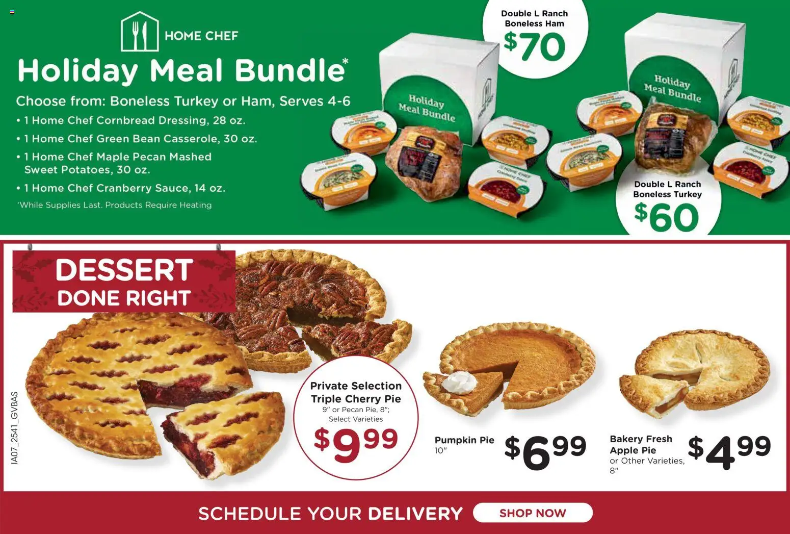 Kroger Ad - valid from 12.11.2025 | Page: 5 | Products: Bakery, Pumpkin Pie, Pumpkin, Cherry Pie