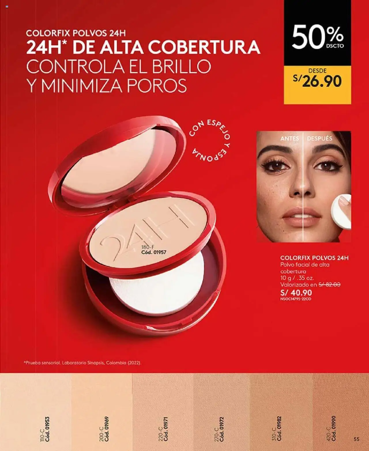 Catálogo Ésika válido desde 03.10.2025 | Página: 55 | Productos: Espejo, Polvo
