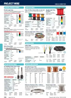 Preview of Jaycar Engineering & Scientific Catalogue 2025/2026  - valid from 09.07.2025 | Page: 258 | Products: Light, Cable, Weight