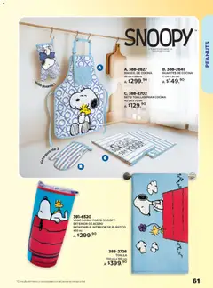 Vista previa de Andrea catálogo Tus personajes favoritos, nuevo folleto de la tienda, válido en México a partir del 08.02.2026 | Página: 61 | Productos: Guantes, Toalla, Cocina, Guante