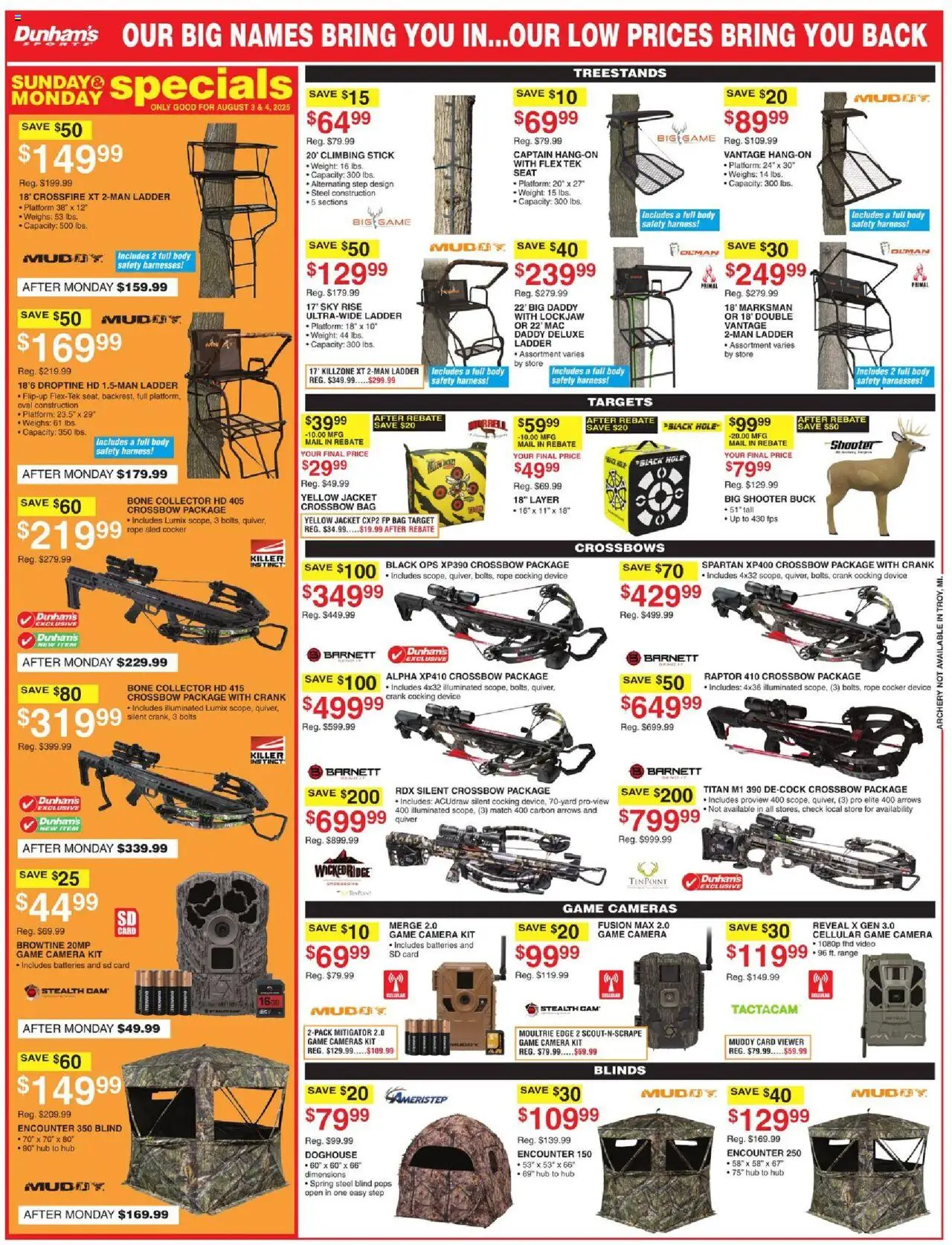 Dunham's Sports Weekly - PA - valid from 02.08.2025 | Page: 6 | Products: Ladder, Jacket, Video, Game