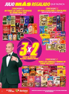 Nuevas ofertas de Soriana válidas en toda la República Mexicana desde el 17.07.2025. ¡Encuentra las mejores ofertas en Soriana - Julio Regalado Híper Nacional! | Página: 2