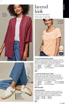 Preview of Avon weekly ads valid from 11.03.2026 | Page: 143 | Products: Trim, Sneakers, Cardigan
