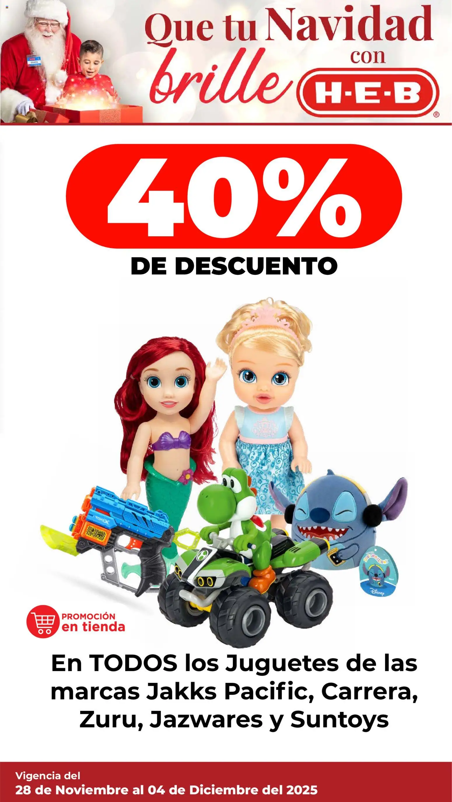 Nuevas ofertas de H-E-B válidas en toda la República Mexicana desde el 28.11.2025. ¡Encuentra las mejores ofertas en H-E-B folleto! | Página: 3