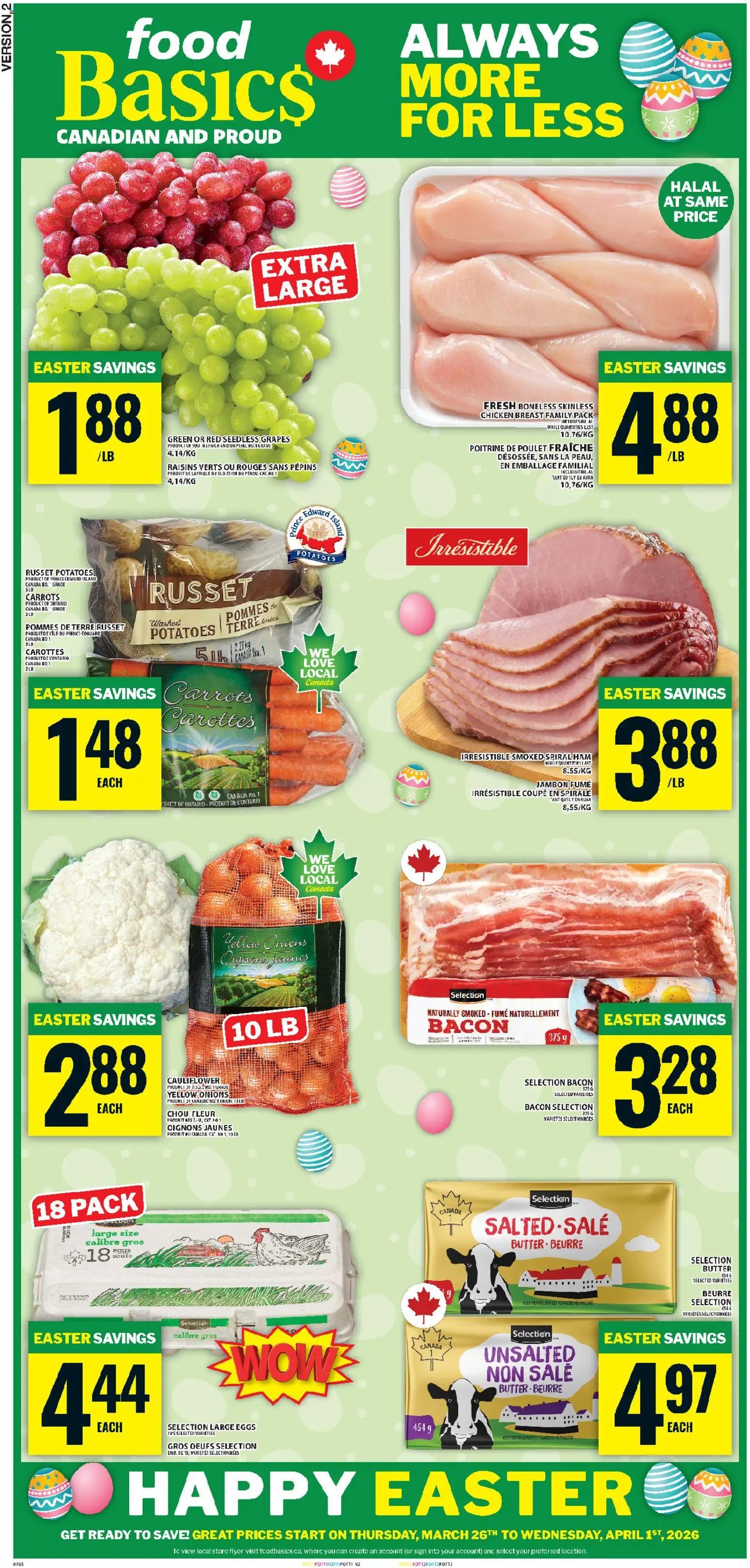 Food Basics flyer valid from 26.03.2026 | Page: 1
