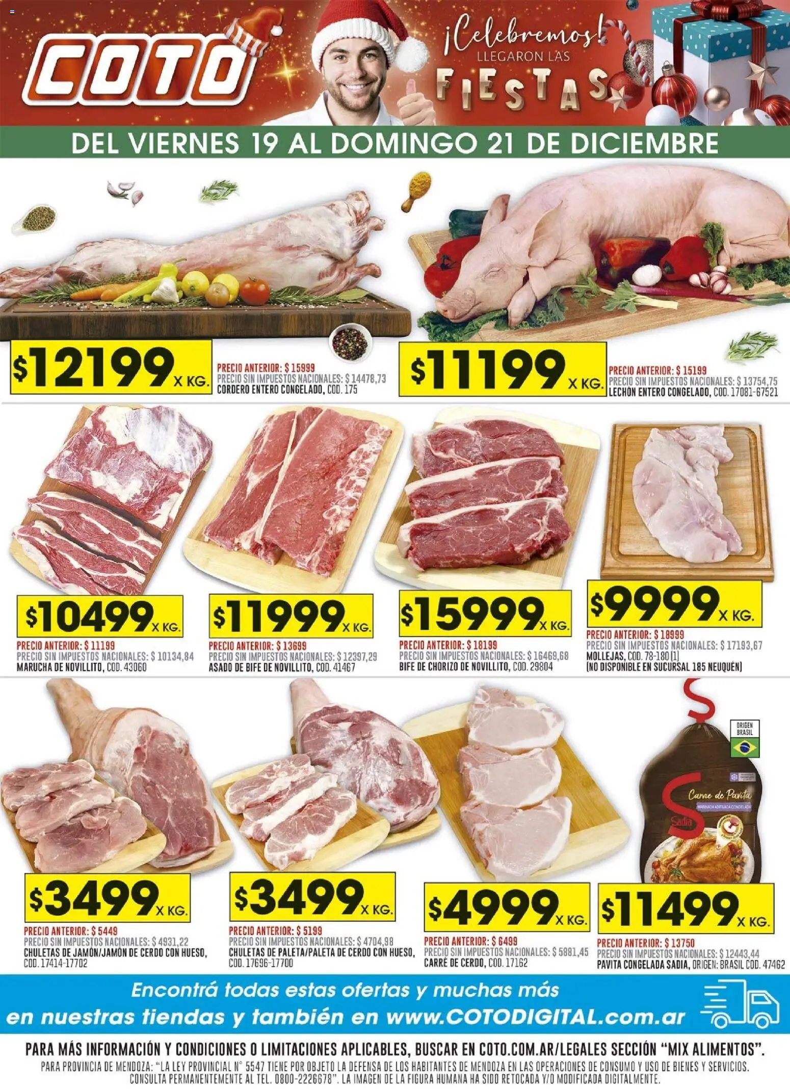 Coto - Mix │ válido desde el 19.12.2025 | Página: 1 | Productos: Chorizo, Cerdo