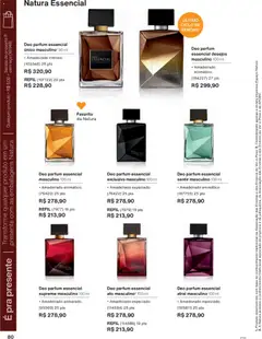 Natura - Ciclo 19/2025 - Pré-Visualização do folheto da loja Natura, válido de 26.11.2025 | Página: 80