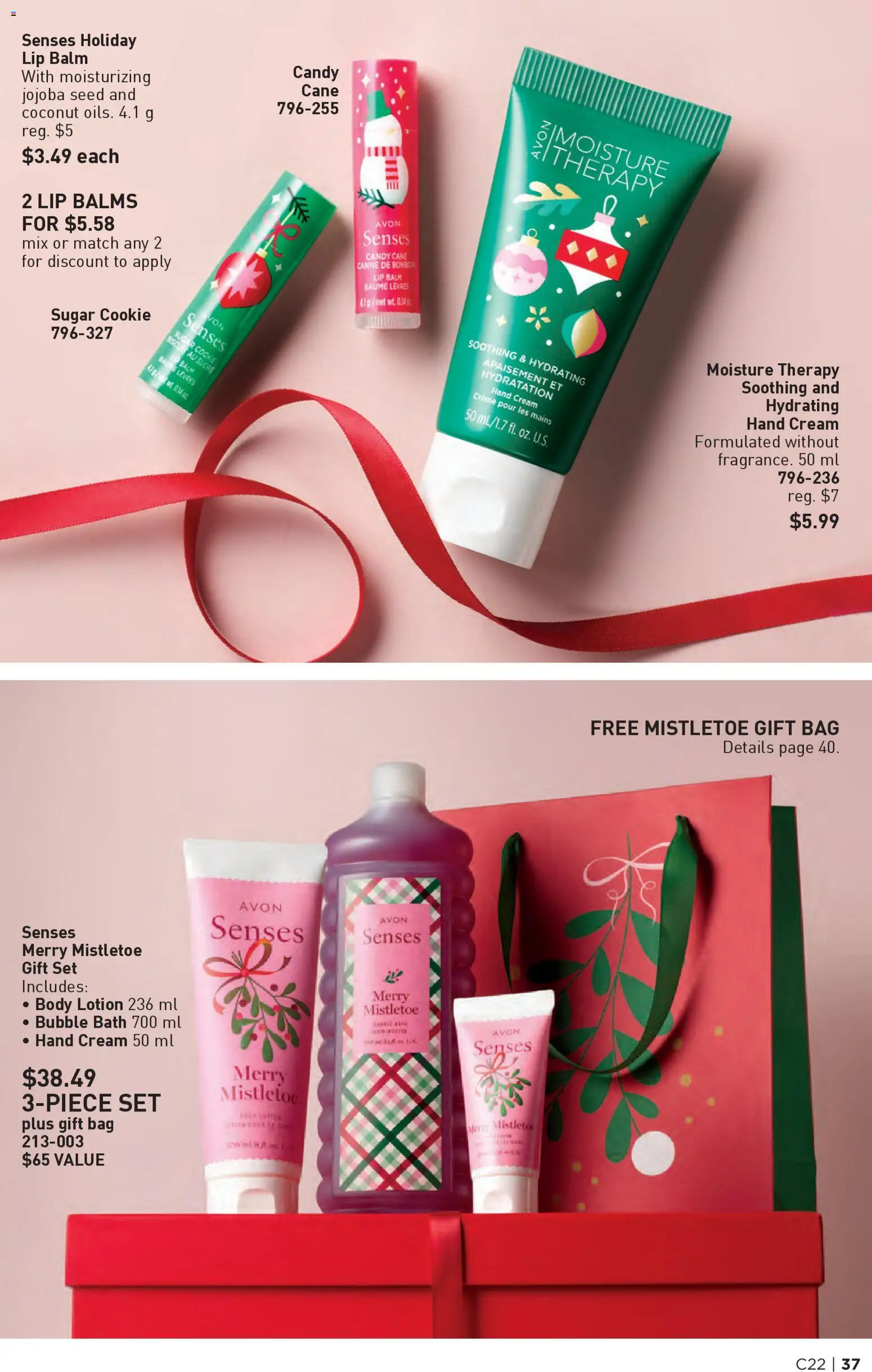 Avon flyer valid from 23.10.2025 | Page: 37 | Products: Bag, Body lotion, Hand cream, Bubble bath