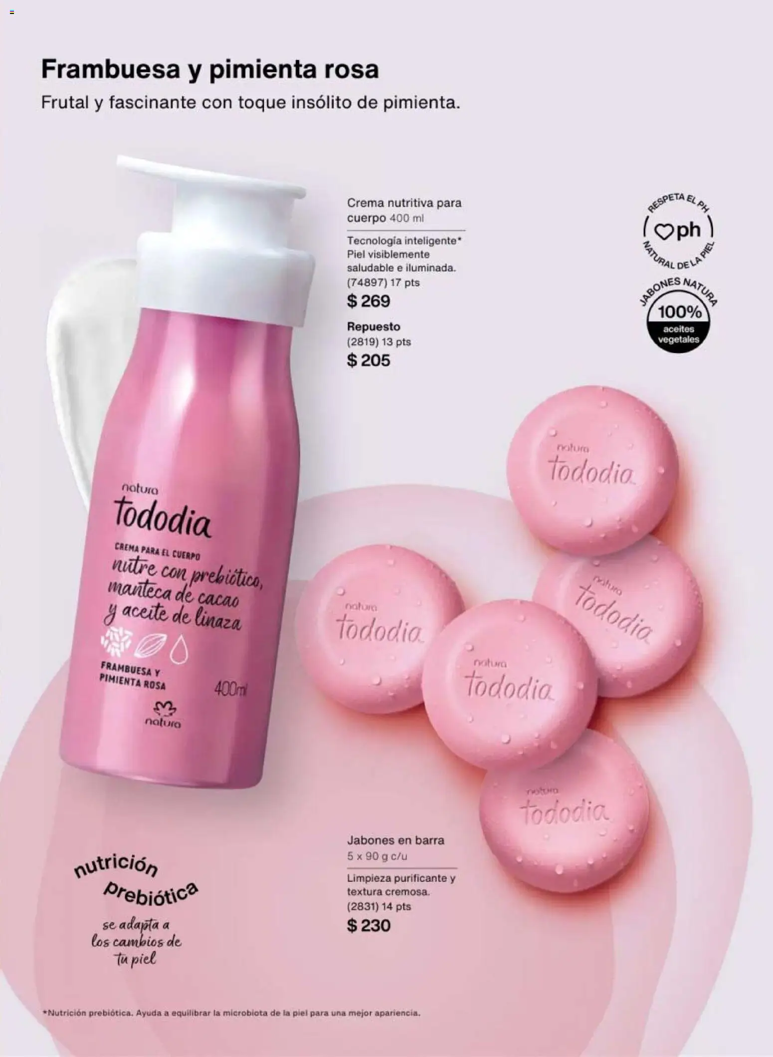 Nuevas ofertas de Natura válidas en toda la República Mexicana desde el 30.01.2026. ¡Encuentra las mejores ofertas en Natura campaña 3 2026! | Página: 111 | Productos: Crema, Pimienta, Aceite, Cacao