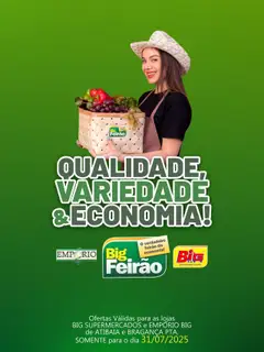 Big Supermercados - Ofertas do Dia - Pré-Visualização do folheto da loja Big Supermercados, válido de 31.07.2025