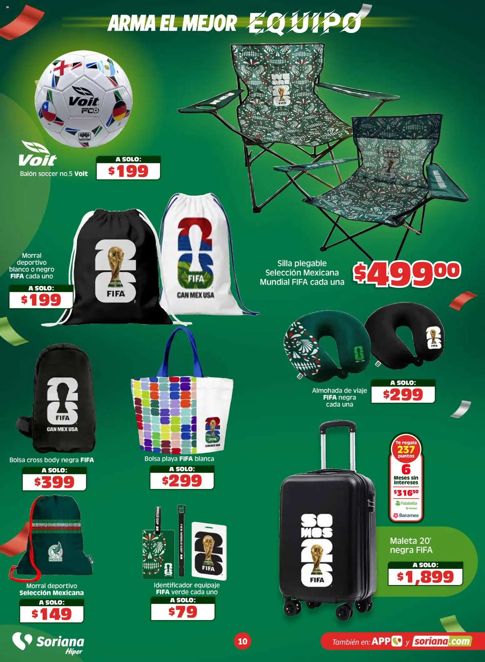 Nuevas ofertas de Soriana válidas en toda la República Mexicana desde el 15.04.2026. ¡Encuentra las mejores ofertas en Soriana En México apoyamos con todo Híper! | Página: 10 | Productos: Bolsa, Almohada, Body, Té