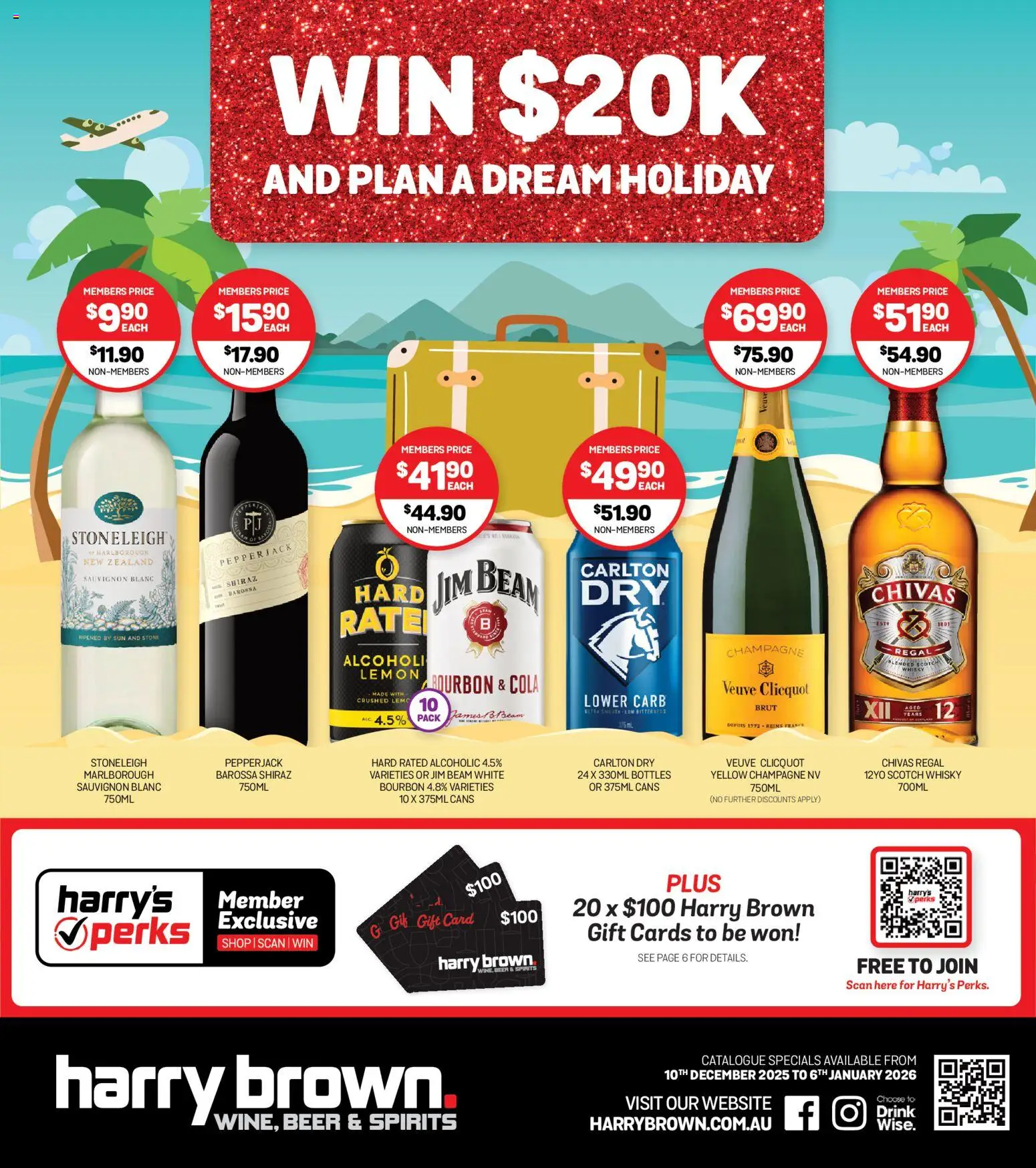 Harry Brown catalogue - valid from 10.12.2025 | Page: 1 | Products: Beer, Bourbon, Lemon, Scotch