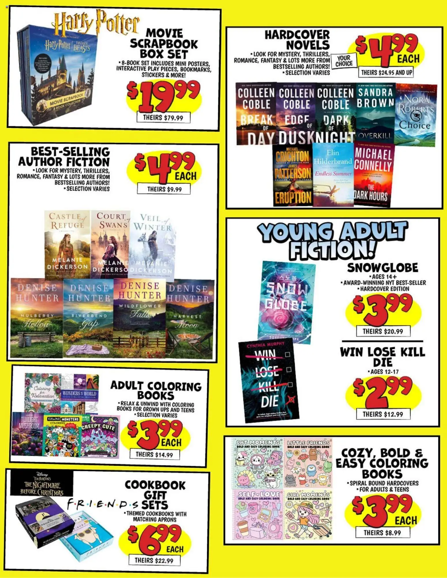 Ollie's Books Ad - valid from 11.11.2025 | Page: 4 | Products: Stickers, Box, UPS