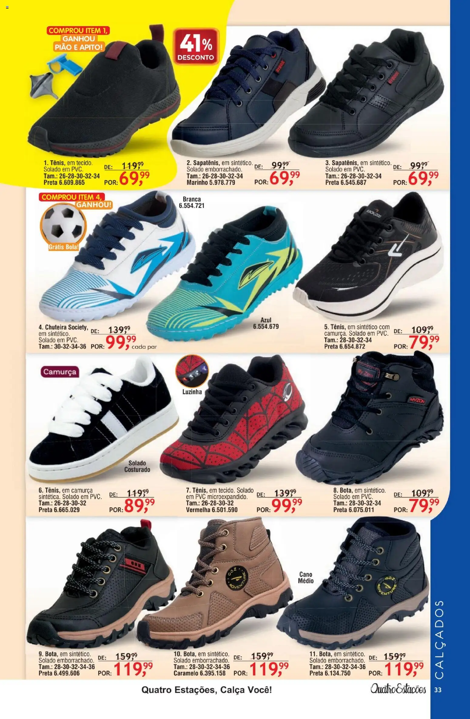 Quatro Estações Folheto - válido de 01.05.2026 | Página: 29 | Produtos: Chuteira, Apito