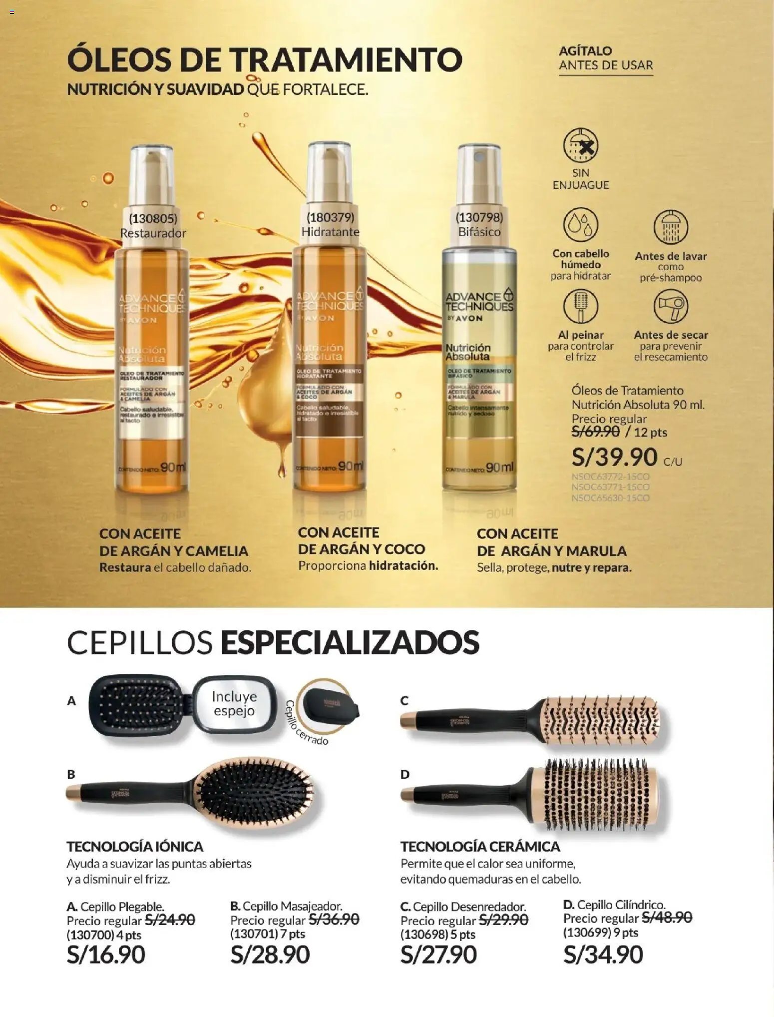 Catálogo Avon válido desde 01.02.2026 | Página: 176 | Productos: Espejo, Aceite