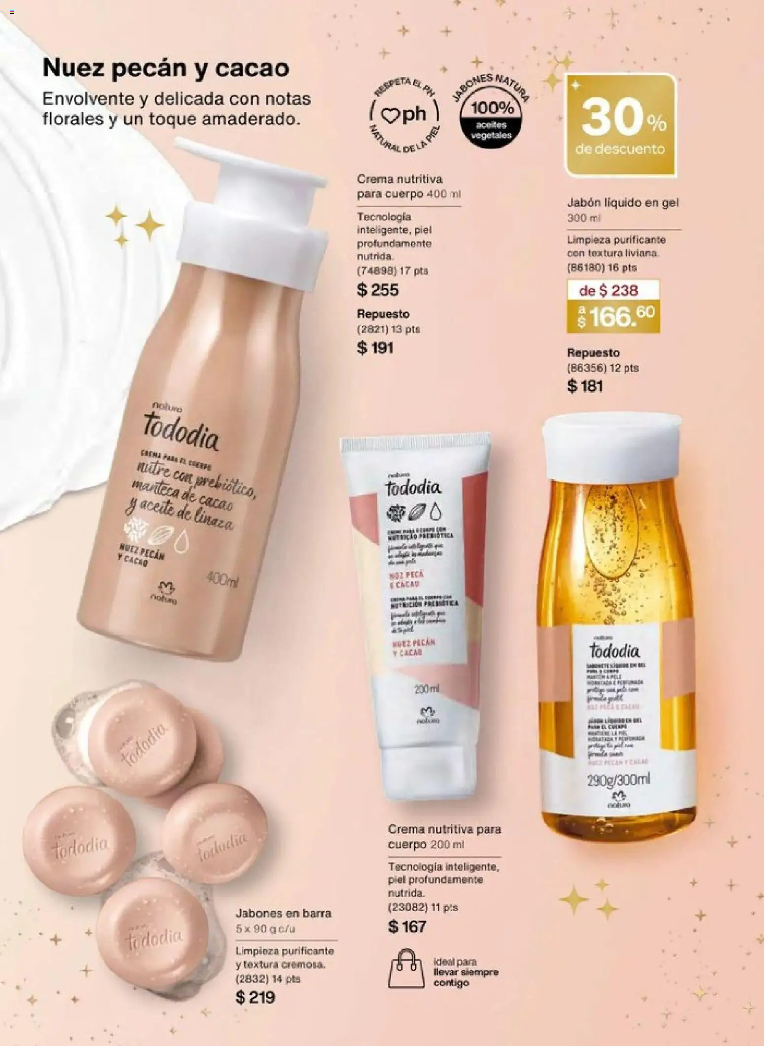 Nuevas ofertas de Natura válidas en toda la República Mexicana desde el 01.12.2025. ¡Encuentra las mejores ofertas en Natura campaña 18 2025! | Página: 133 | Productos: Jabón líquido, Crema, Nuez, Jabón