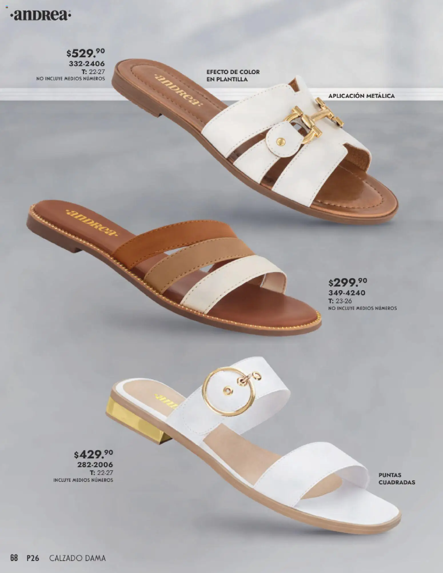 Nuevas ofertas de Andrea válidas en toda la República Mexicana desde el 25.01.2026. ¡Encuentra las mejores ofertas en Andrea catálogo Calzado Dama! | Página: 68