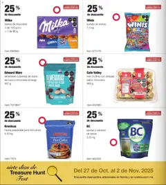 Vista previa de Costco catálogo Siete días de Treasure Hunt Fest, nuevo folleto de la tienda, válido en México a partir del 27.10.2025 | Página: 8 | Productos: Azúcar, Café, Chocolate, Dulces