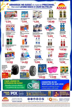 Encarte Assaí Atacadista - TO - Pré-Visualização do folheto da loja Assaí Atacadista, válido de 16.02.2026 | Página: 2 | Produtos: Biscoito, Pneus, Base, Amaciante