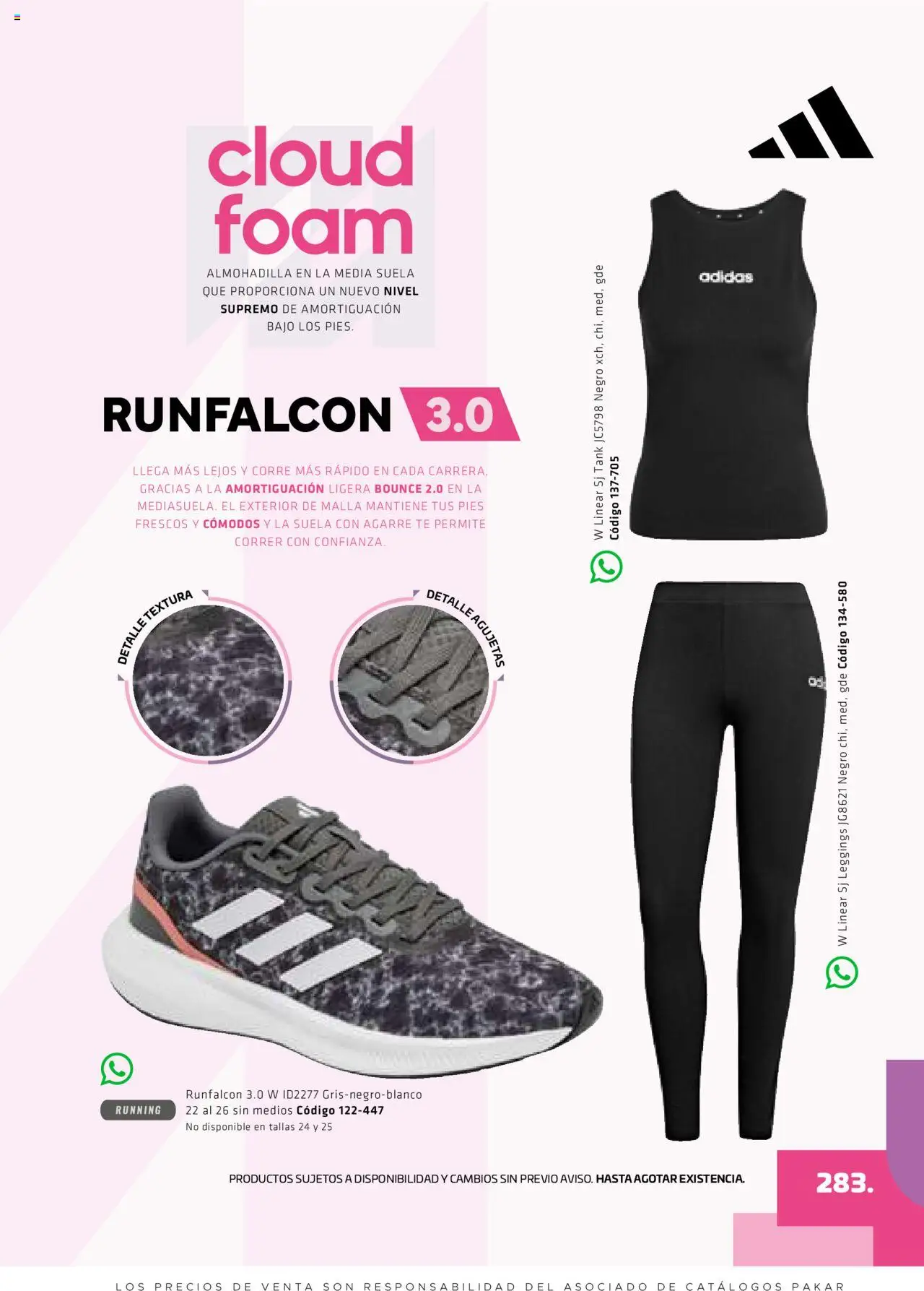 Nuevas ofertas de SC Pakar válidas en toda la República Mexicana desde el 29.08.2025. ¡Encuentra las mejores ofertas en SC Pakar - Catálogo Otoño Women! | Página: 283 | Productos: Leggings, Té, Malla