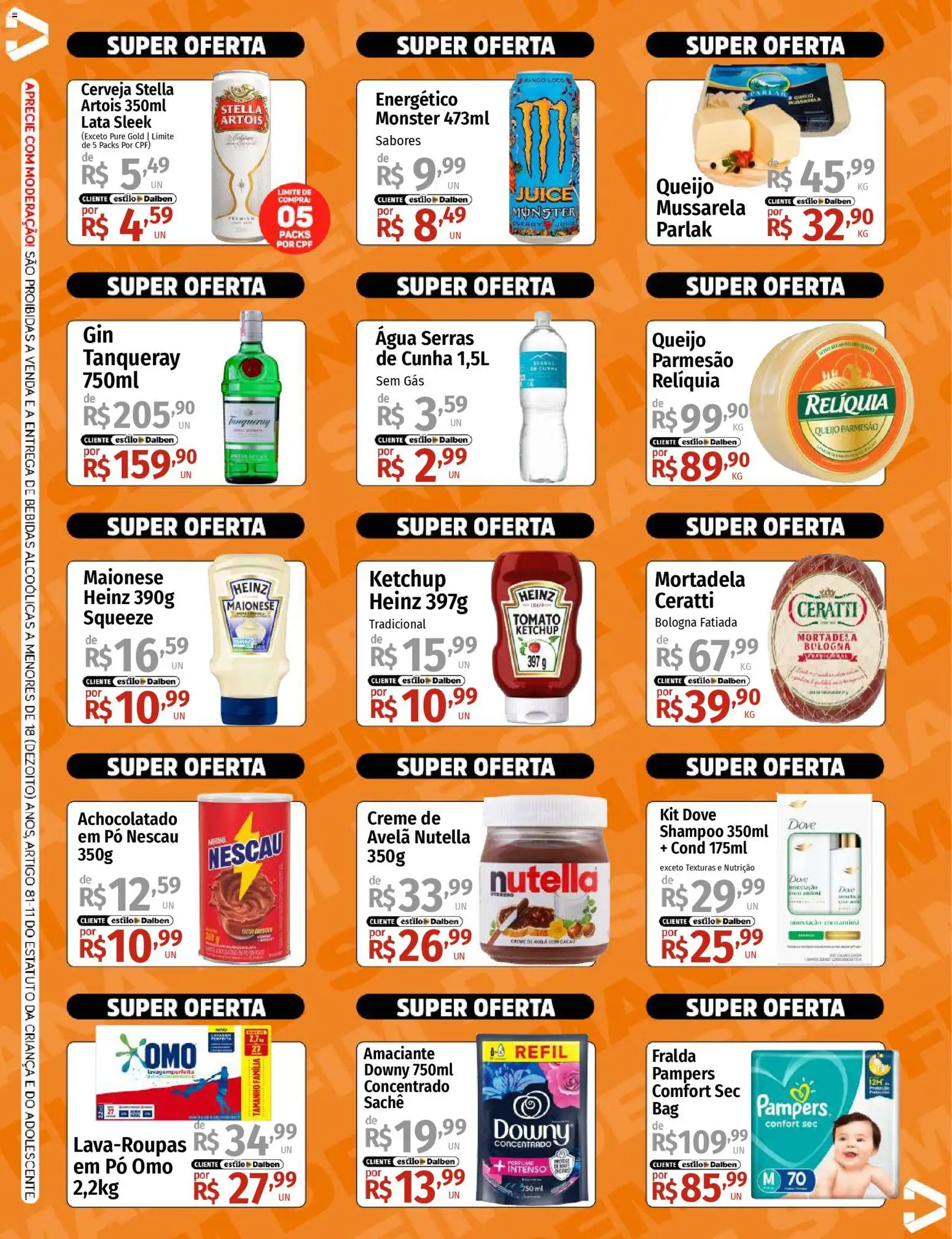 Supermercado Dalben Folheto - válido de 09.01.2026 | Página: 2 | Produtos: Energético, Ketchup, Creme de avelã, Avelã