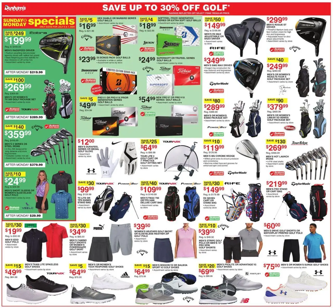 Dunham's Sports Weekly Ad - valid from 05.07.2025 | Page: 10 | Products: Ring, Shorts, Bag, Iron
