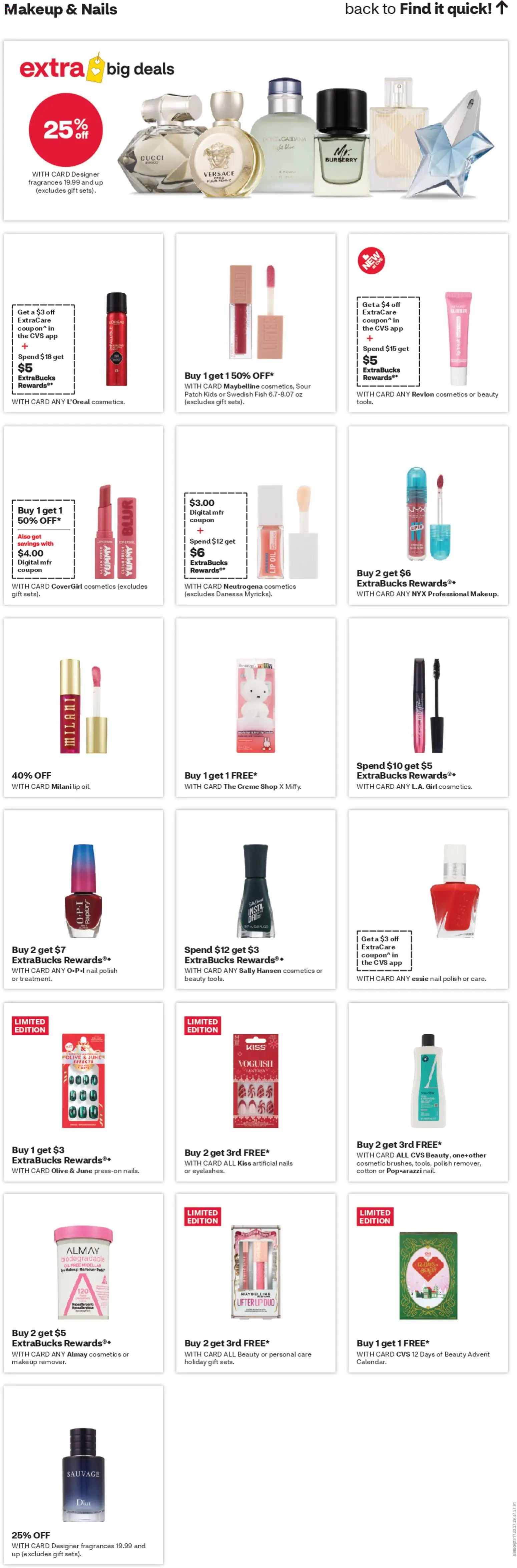 CVS Pharmacy Weekly Ad - FL - valid from 21.12.2025 | Page: 11 | Products: Nail, Nail polish, Oil, Fish