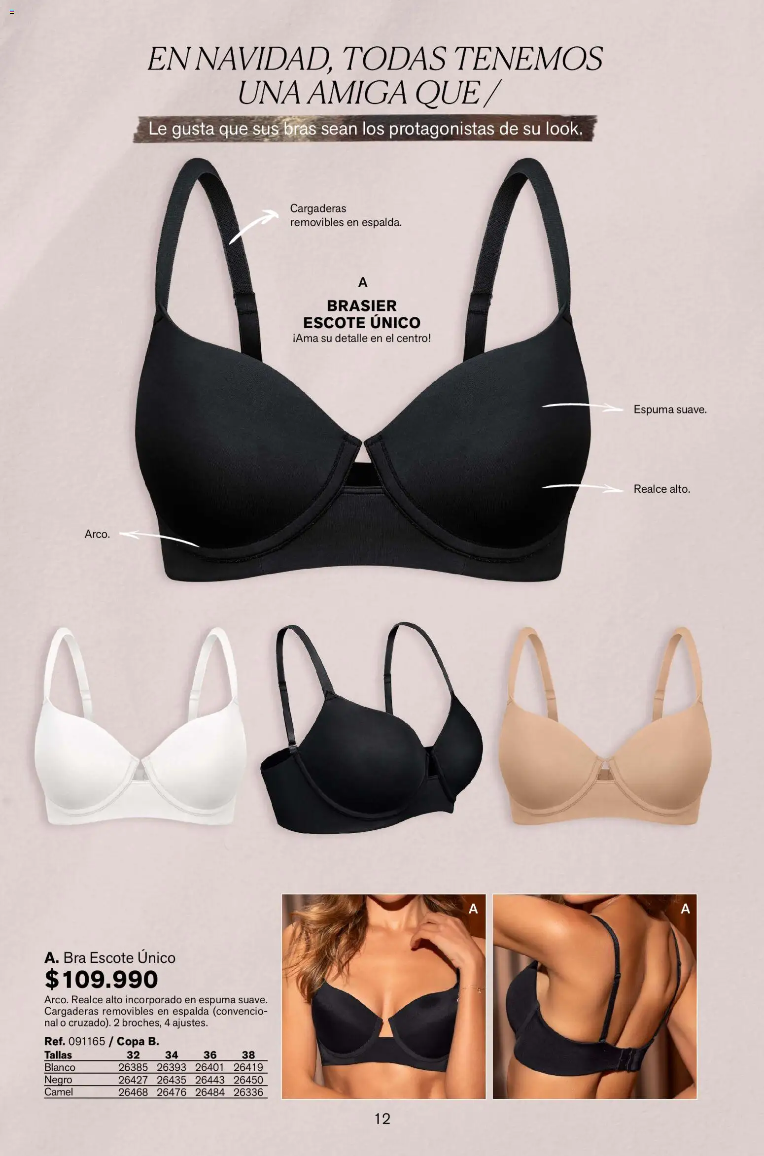 Leonisa revista - valida desde el 01.11.2025 | Página: 12 | Productos: Espuma, Brasier