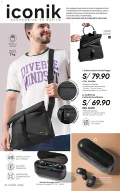 Vista previa de folleto Azzorti - Campaña C02/2026 de la Azzorti válido desde 15.12.2025 | Página: 199 | Productos: Bolso, Audífonos, Cable