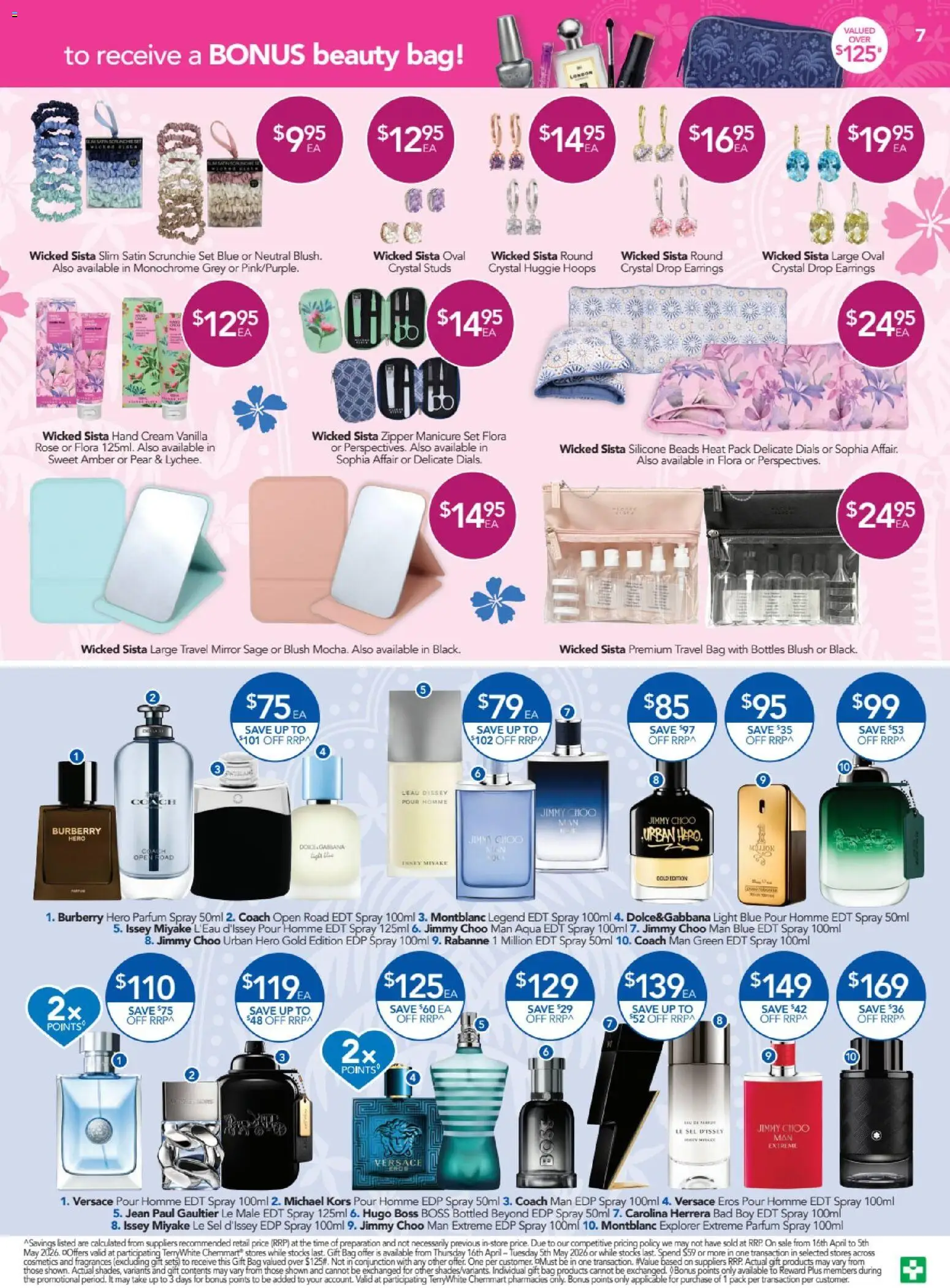 Terry White catalogue - valid from 16.04.2026 | Page: 7 | Products: Mirror, Light, Pear, Bag