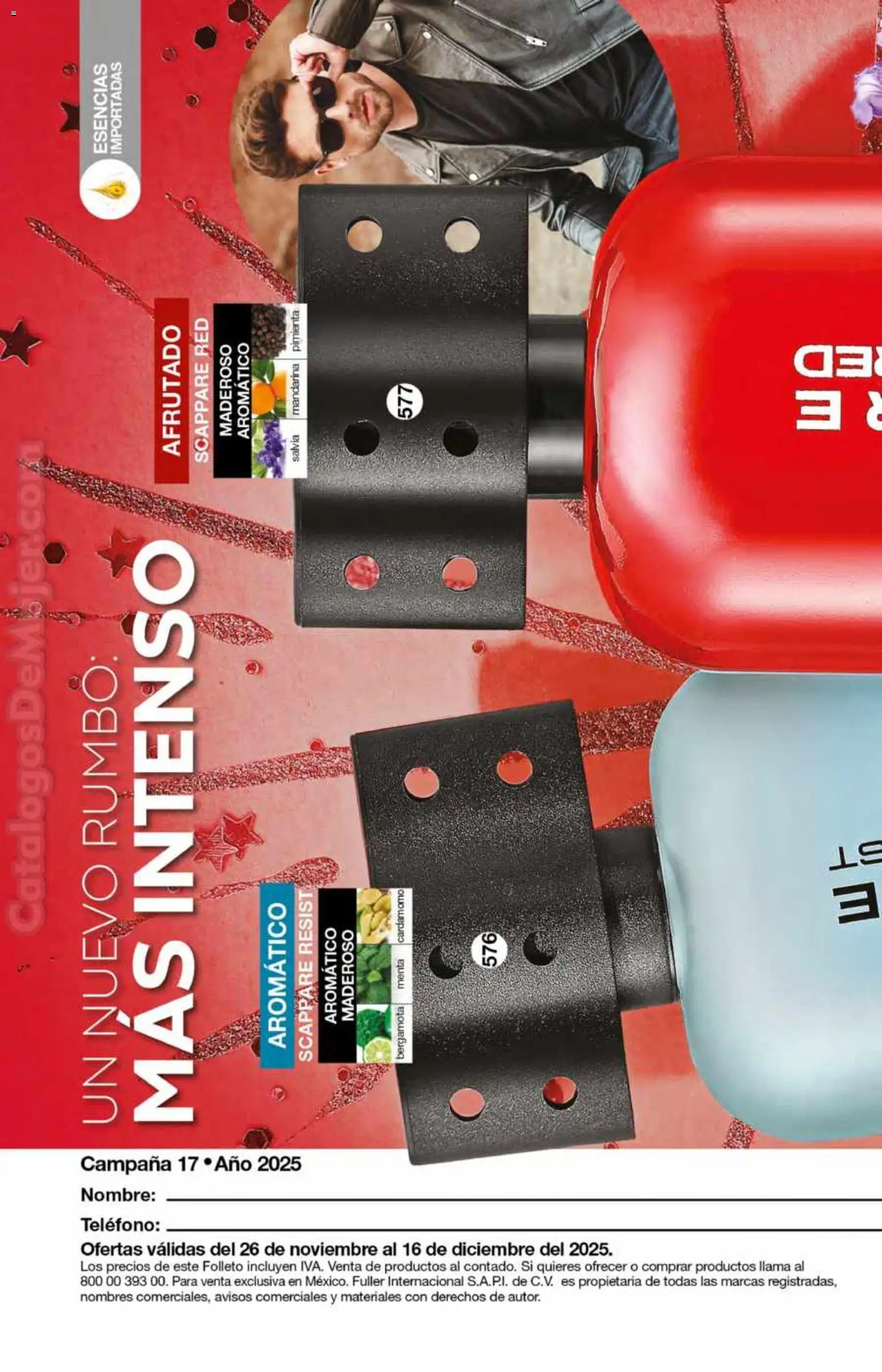 Nuevas ofertas de Fuller válidas en toda la República Mexicana desde el 26.11.2025. ¡Encuentra las mejores ofertas en Fuller campaña 17 2025! | Página: 196 | Productos: Pimienta, Esencias, Teléfono, Campana