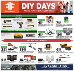 Preview of Mills Fleet Farm weekly ads valid from 16.02.2026